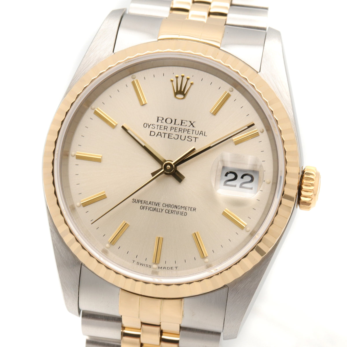 Rolex Datejust L-series 16233 Silver Dial 36mm Watch