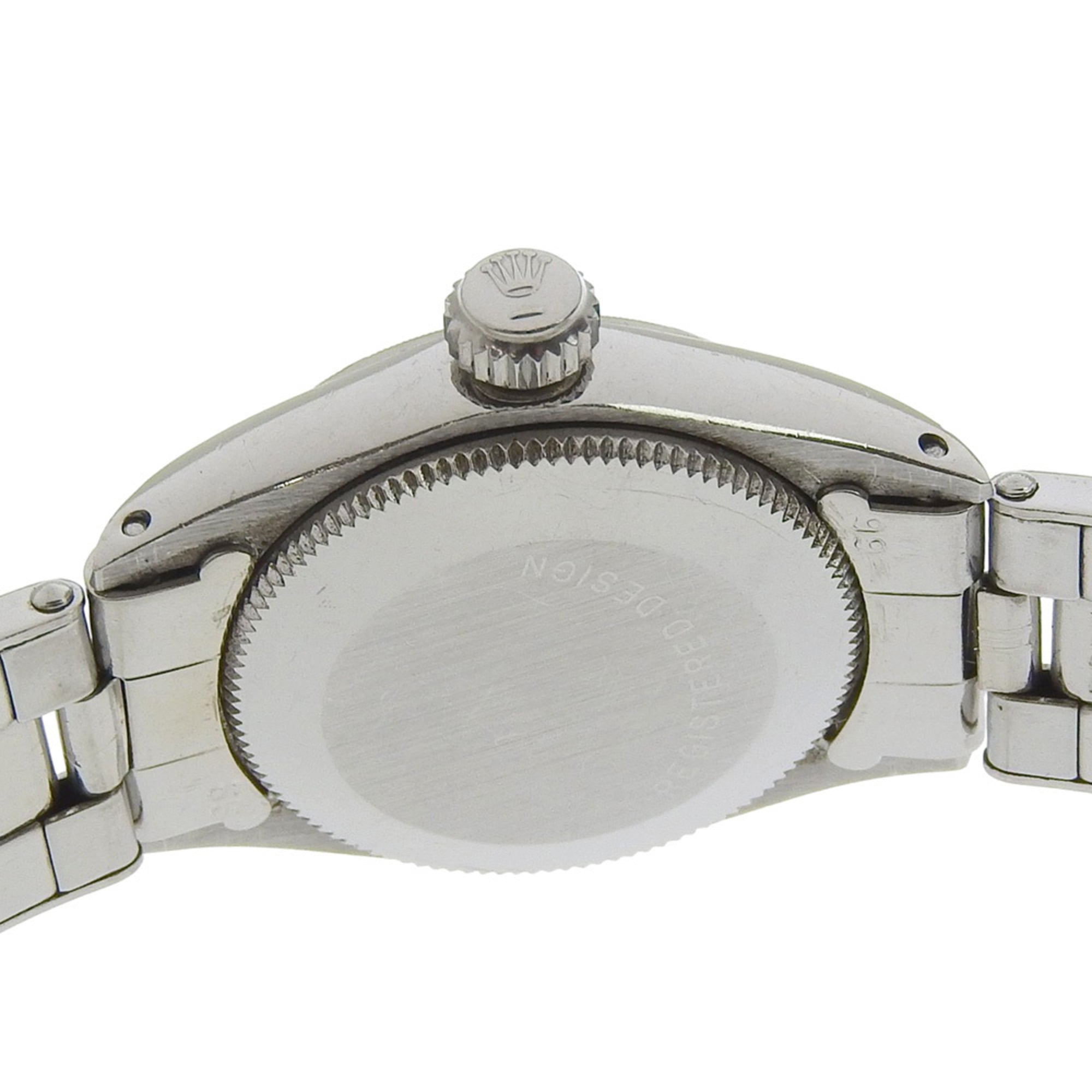 Rolex Oyster Perpetual Uhr, Kaliber 1161 6618, Edelstahl, 1965, Automatik, analoge Anzeige, Silber Zifferblatt, Damenuhr.