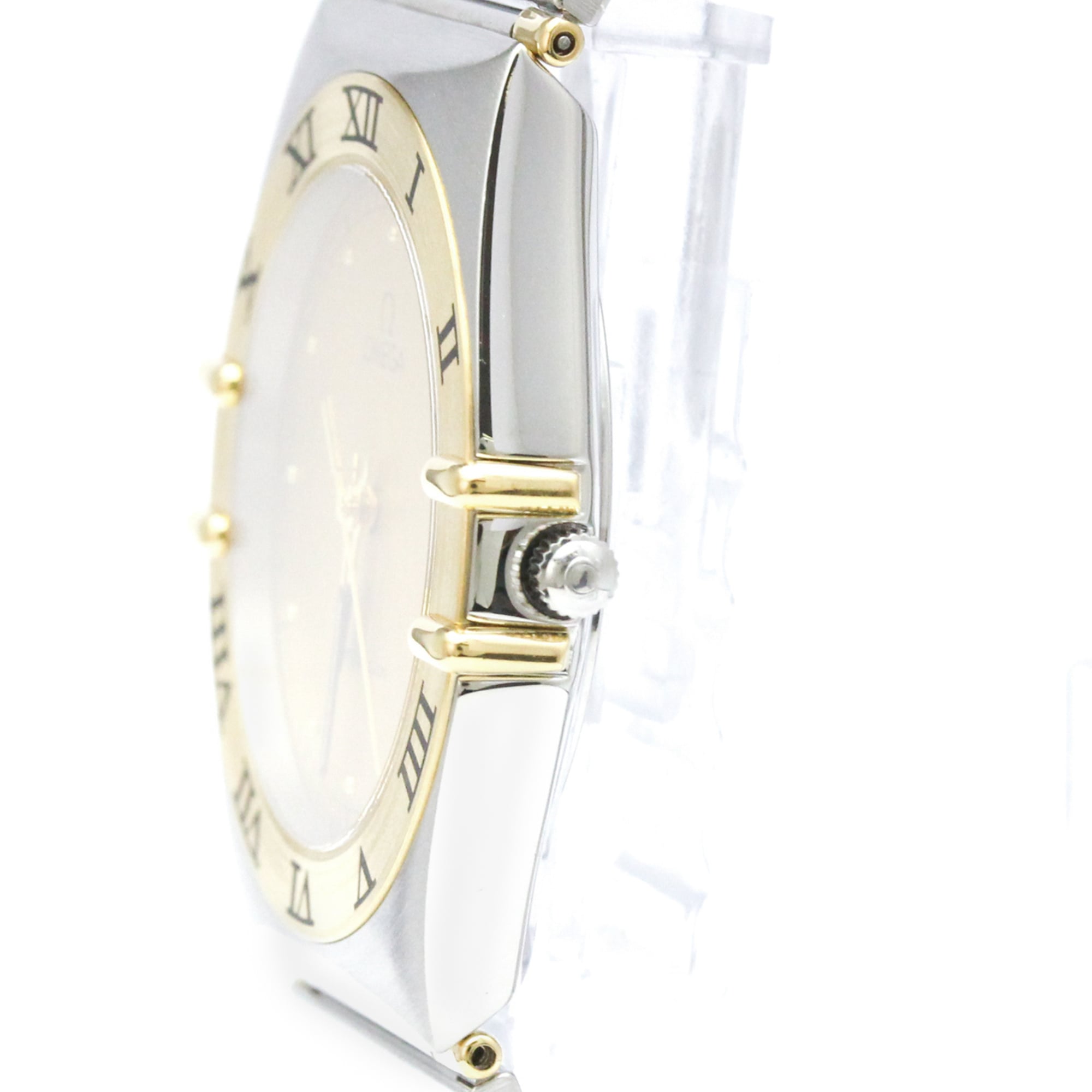 Montre Omega Constellation 3961070, cadran doré, 33 mm