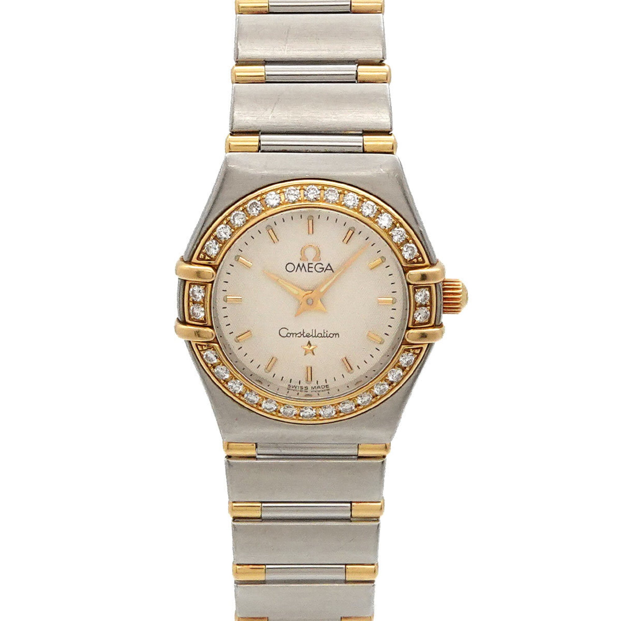 Omega Constellation Mini Combination 1267 30 Silver Dial 22mm Watch