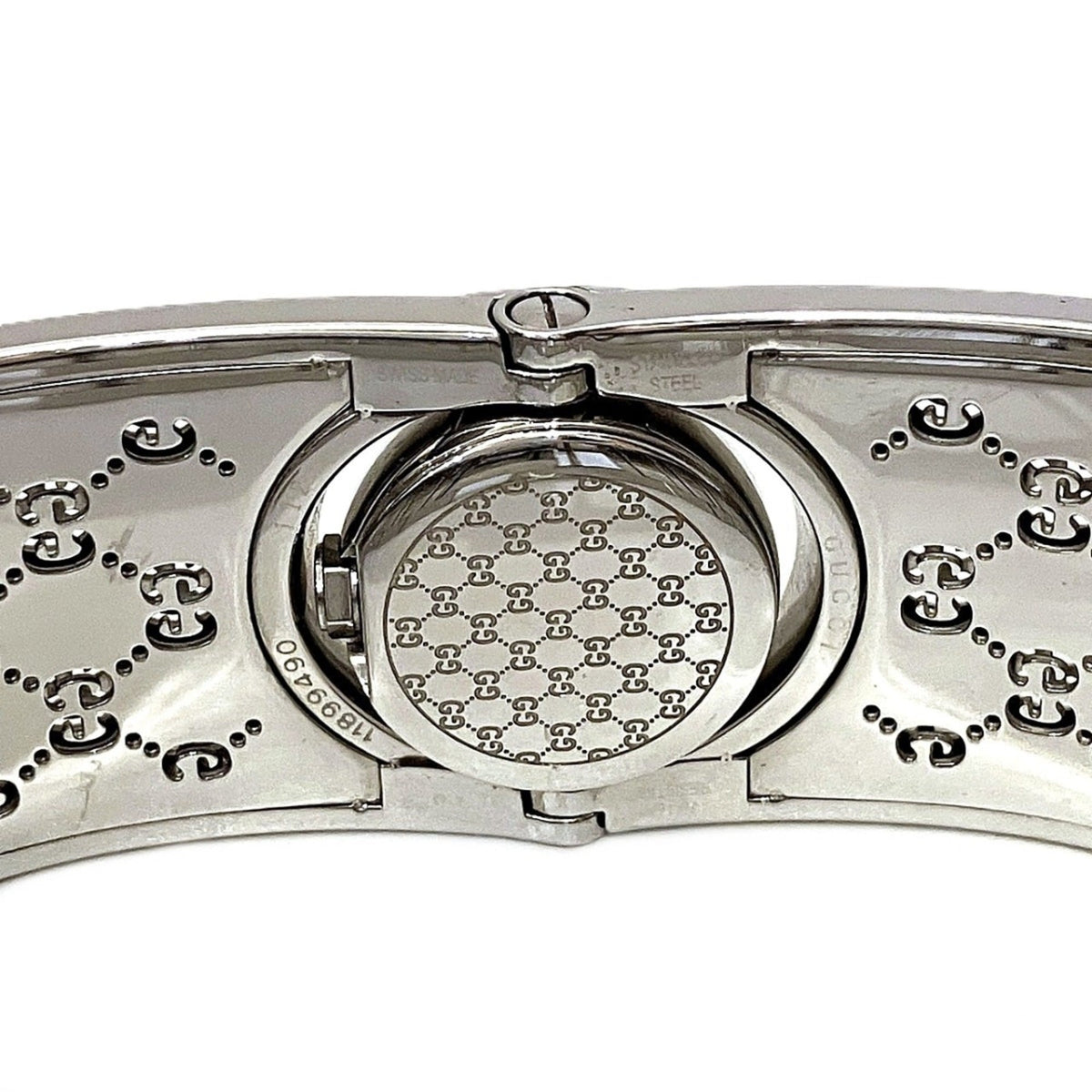Gucci GUCCI Toile GG Diamond Bezel 112 (YA112504) Braun Zifferblatt 16 mm Uhr