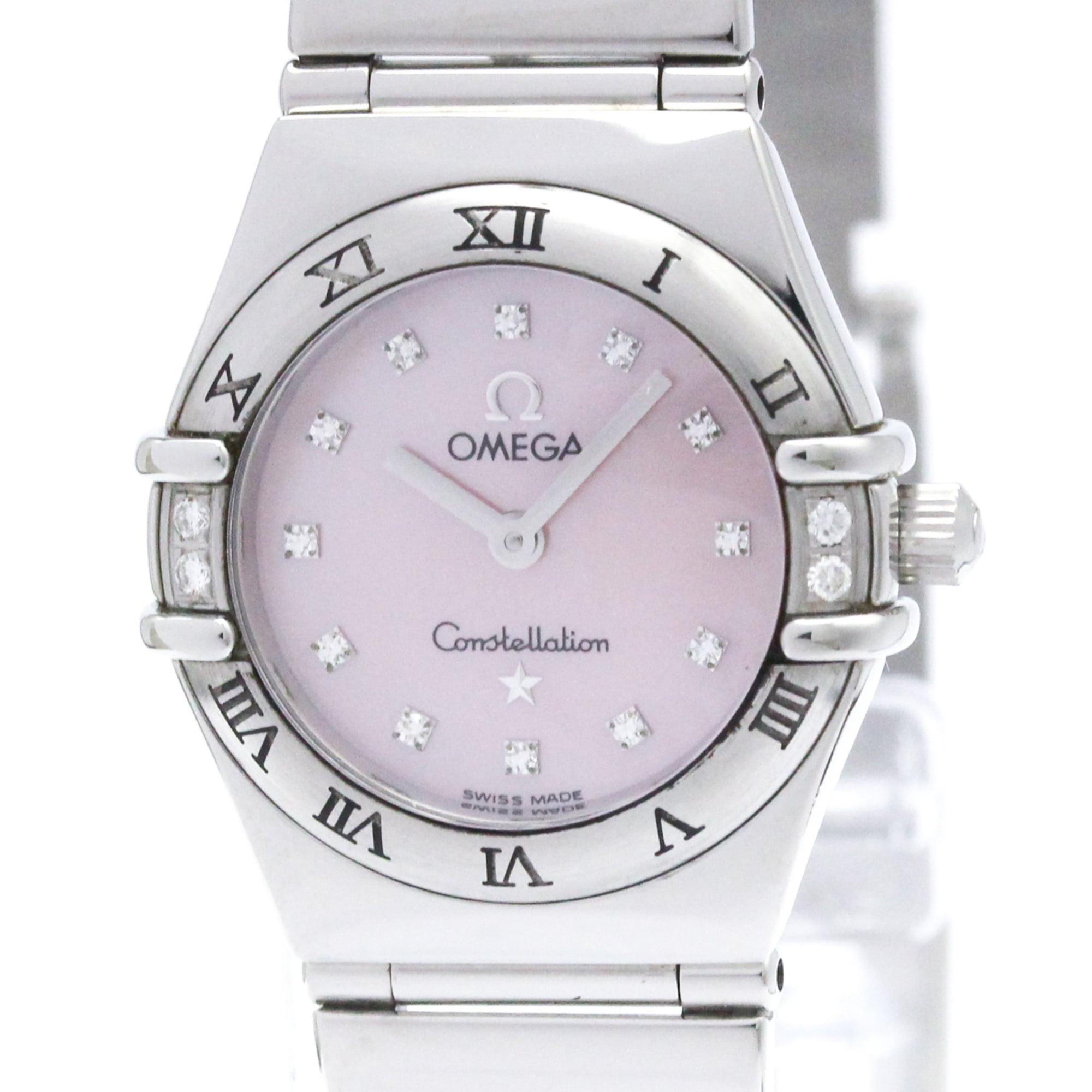 Omega Constellation 1567.66 Pink Dial 22mm Watch