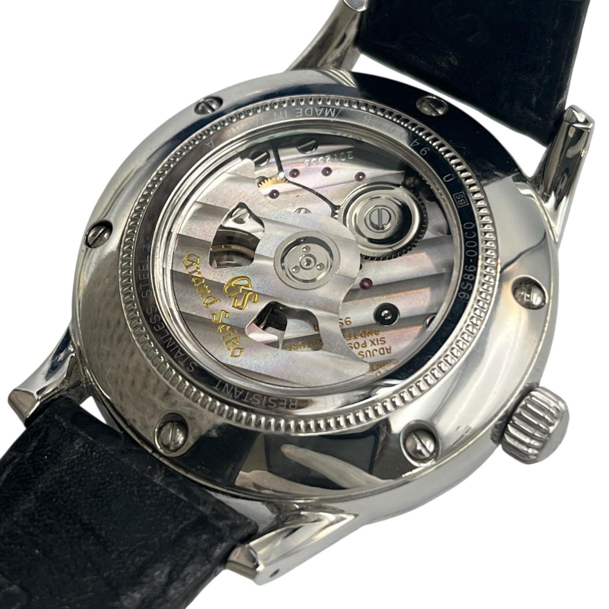 Grand Seiko Hi-Beat SBGJ219 Black Dial 39mm Watch