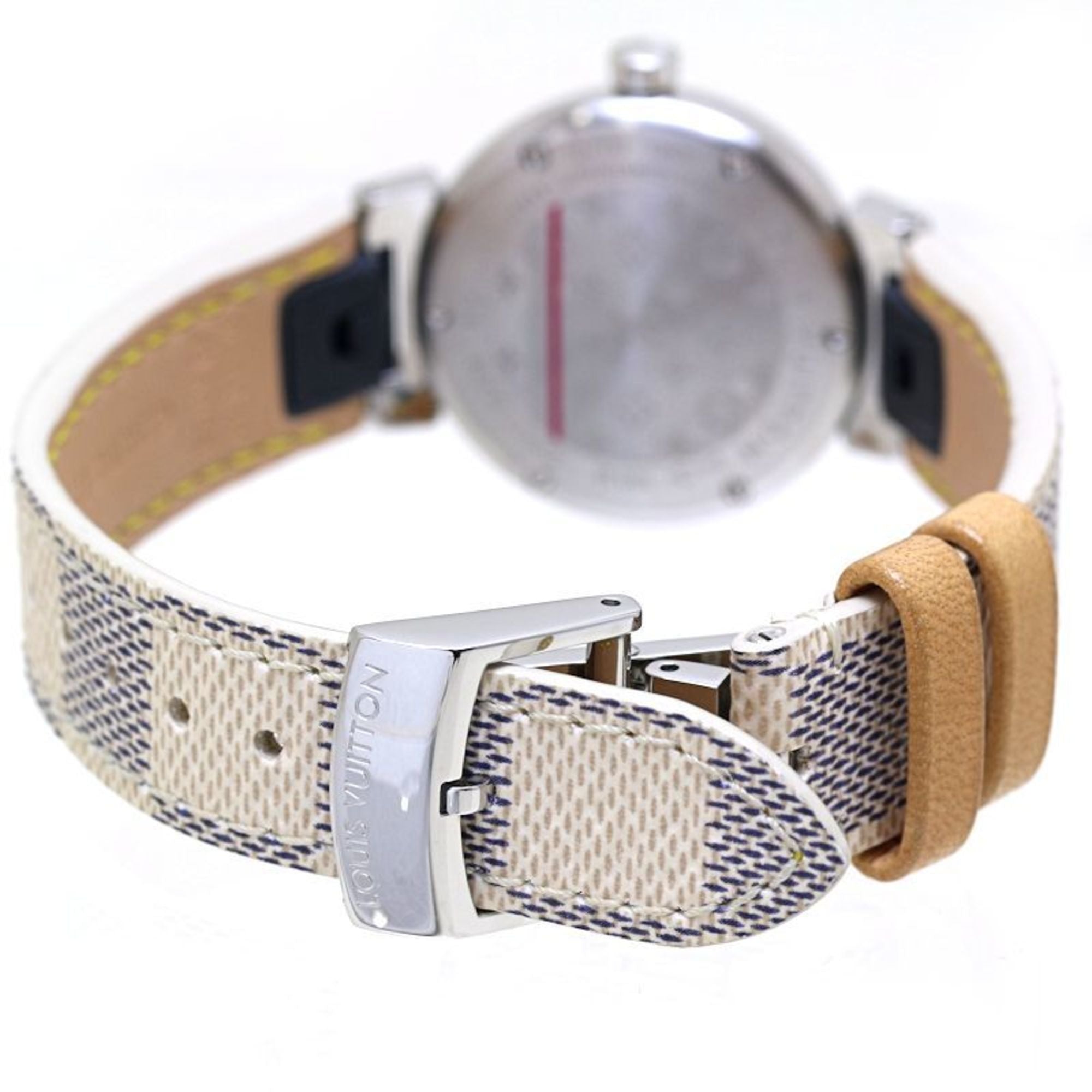 LOUIS VUITTON Tambour PM Azur 28 mm QA007Z Dameshorloge, exclusief verkrijgbaar in Japan 40162