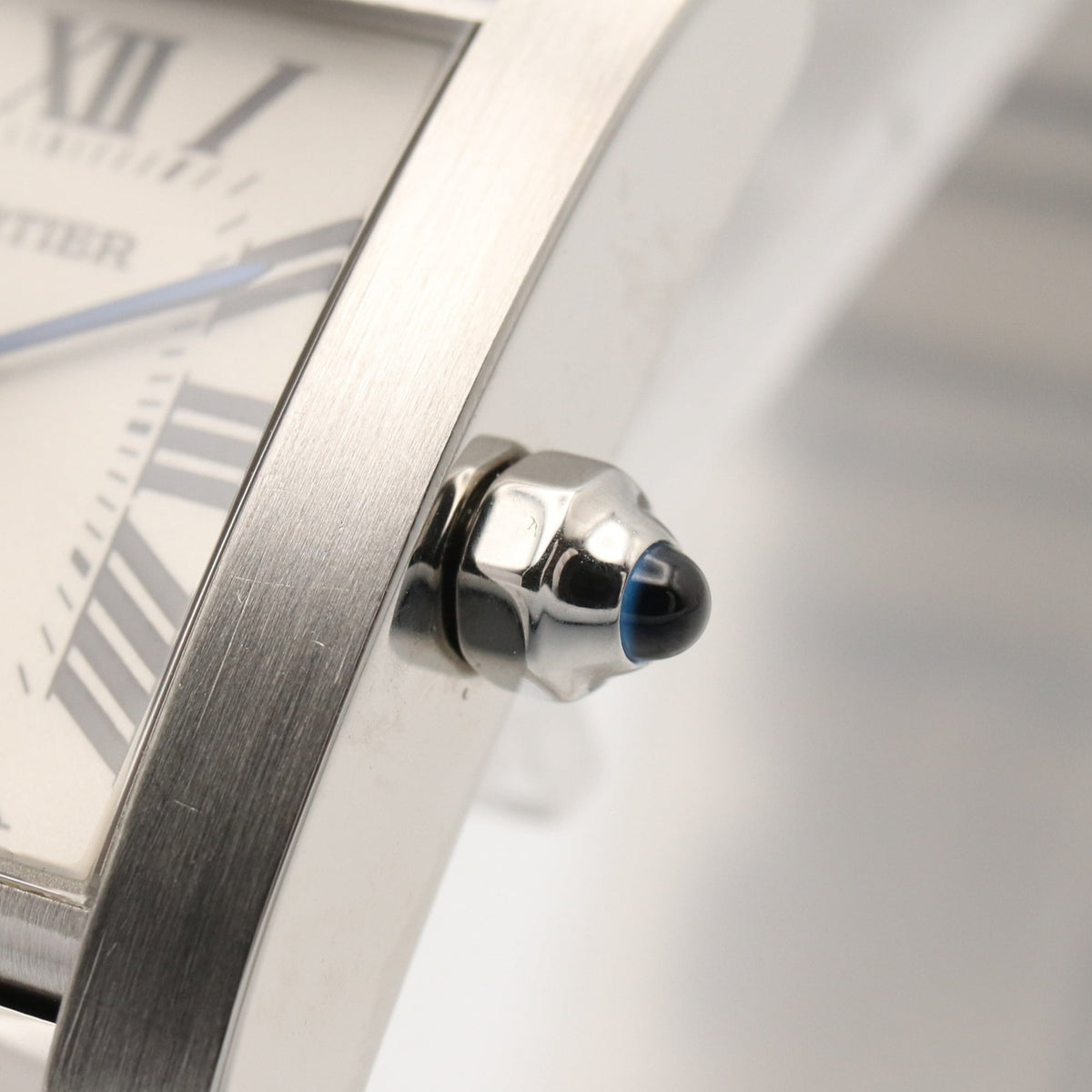 Cartier Tank Française SM W51008Q3 Silver Dial 20mm Watch