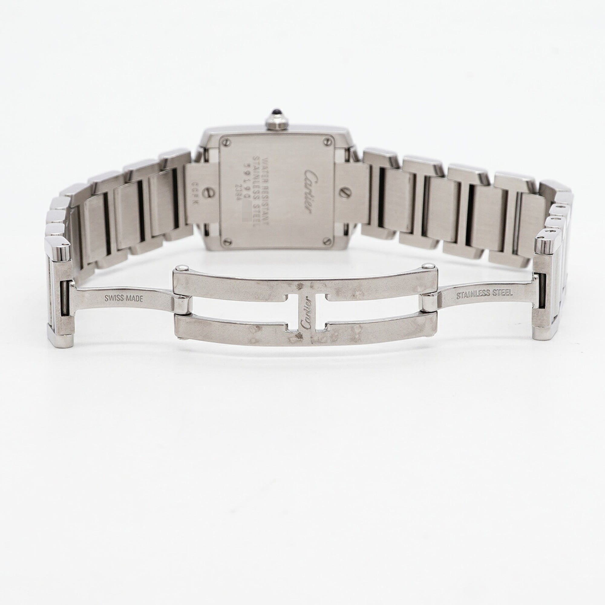 Cartier Tank Française SM W51008Q3 White Dial 20mm Watch