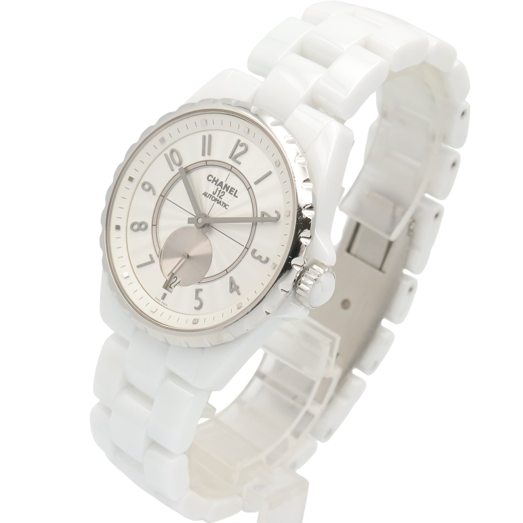 Chanel J12-365 Ceramic Men's Watch, White (H3837)