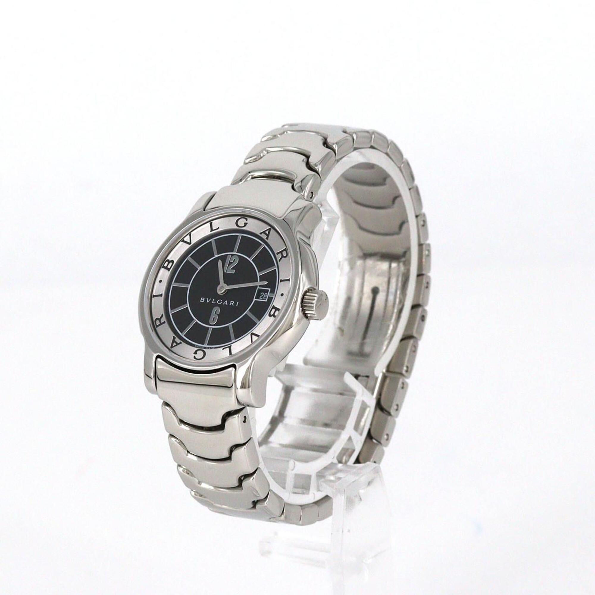 Bvlgari Bulgari Solotempo ST29S/ST29BSSD Black Dial 29mm Watch