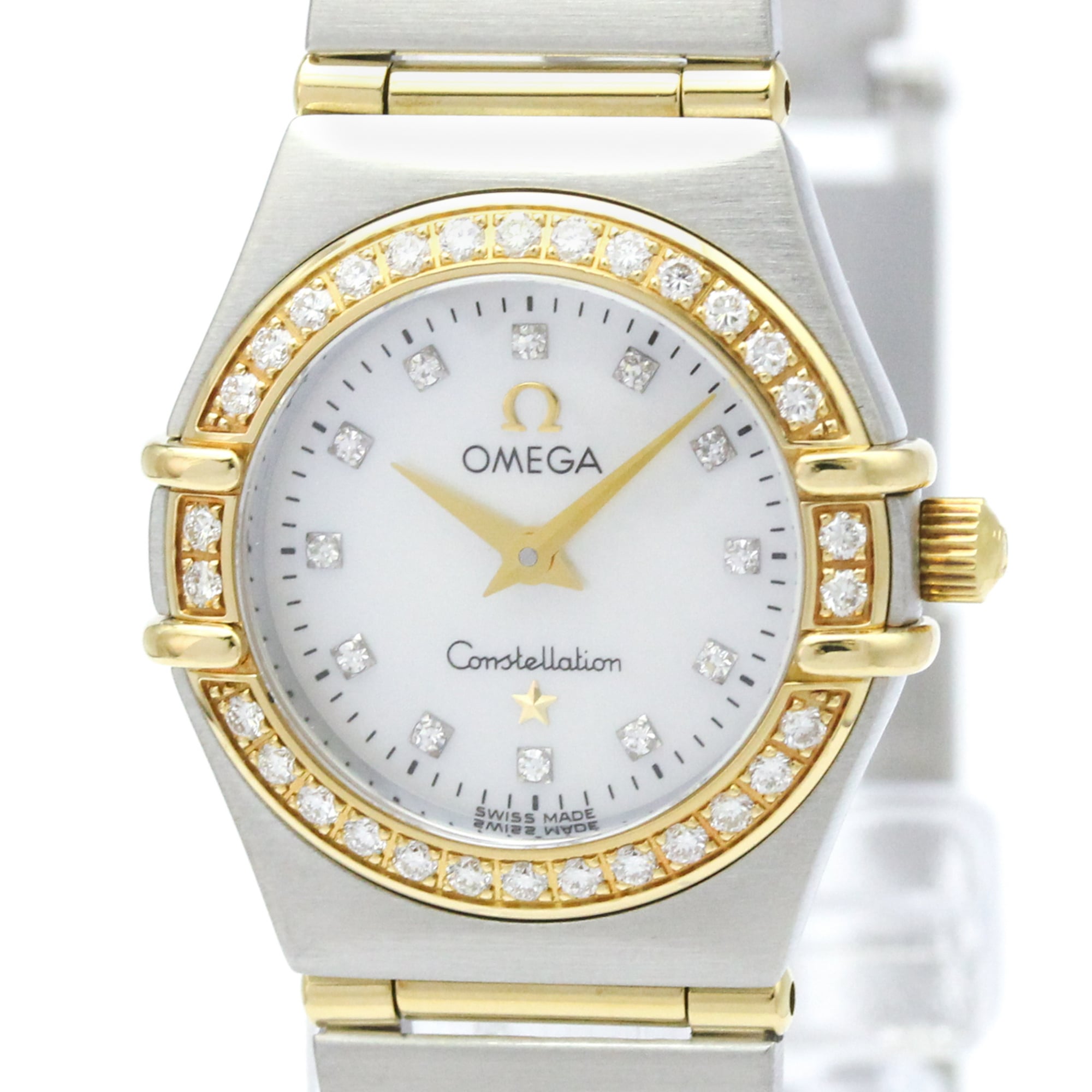 Omega Constellation 1267.75 White Dial 22mm Watch