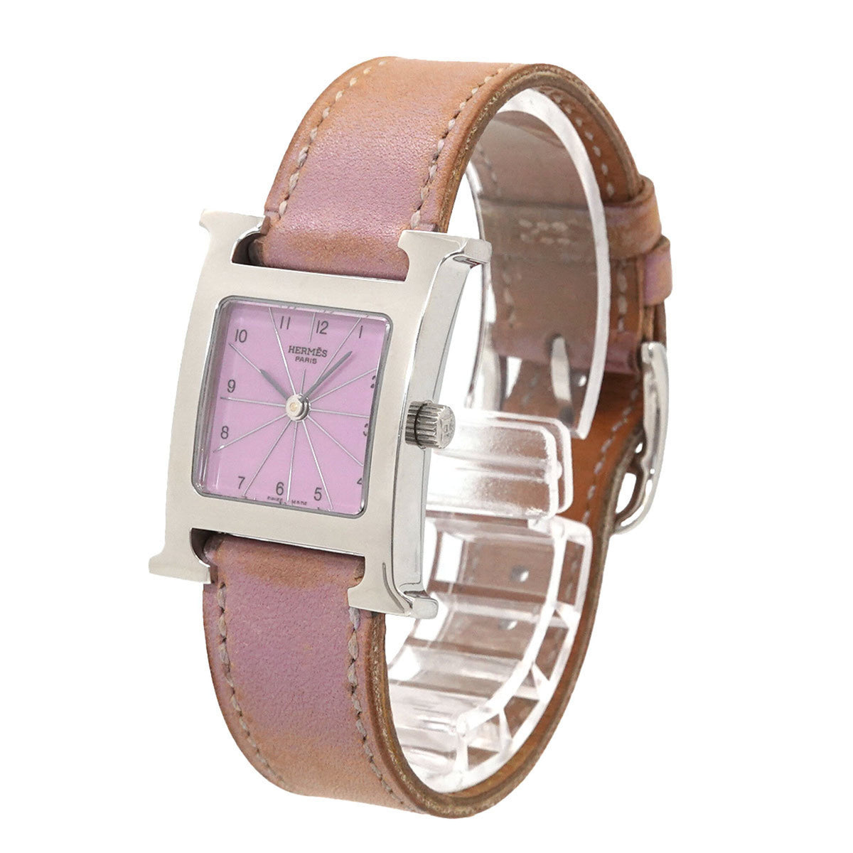 Montre Hermès H-GZl1ldz4 à cadran bleu, 21 mm