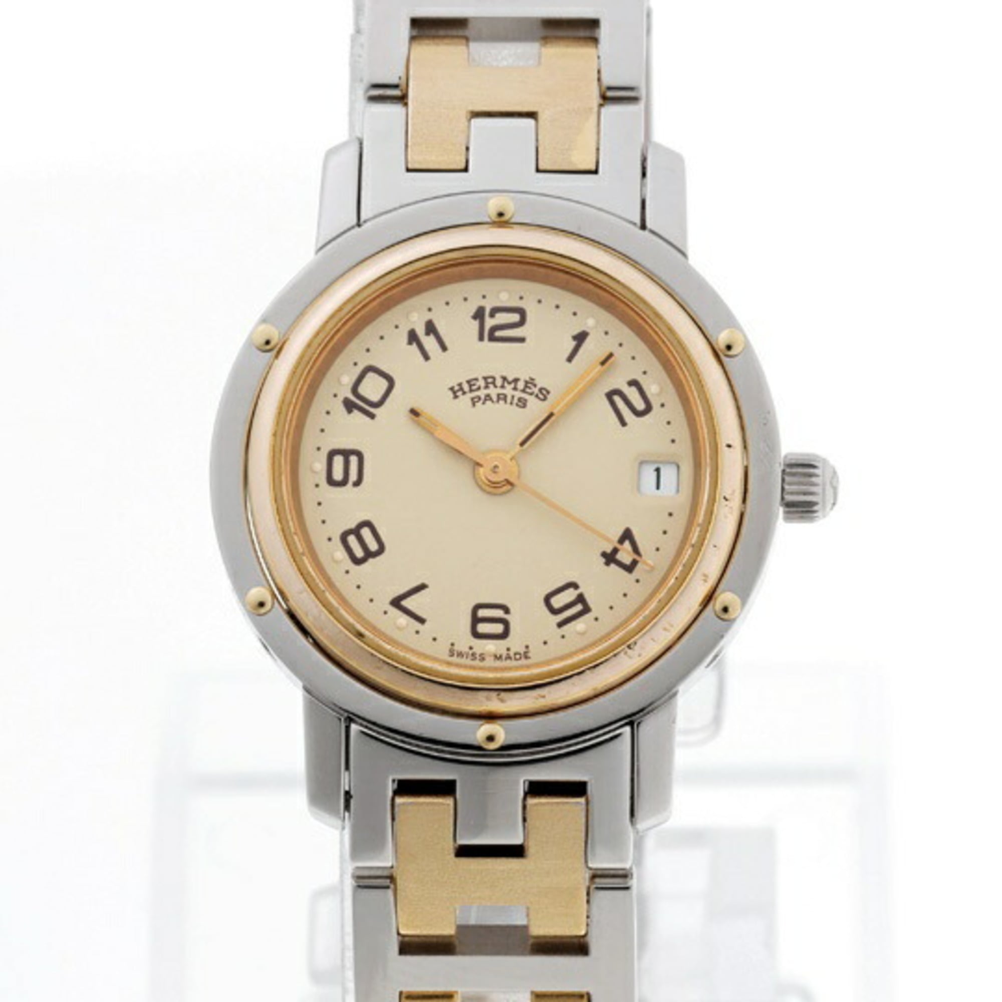 Montre Quartz Hermes Clipper CL3.240.130.3-22Beige