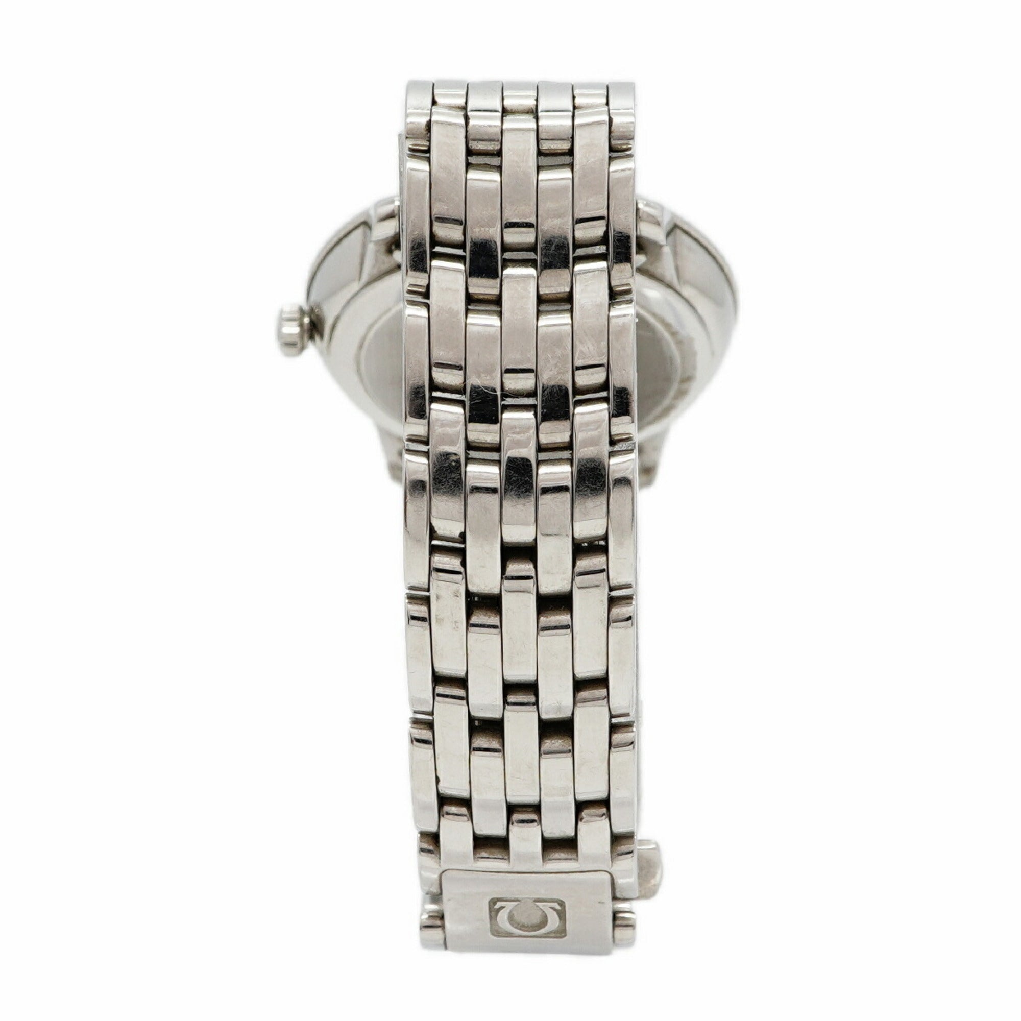 Omega De Ville 424.10.27.60.04.001 Damenuhr mit Weiß Zifferblatt