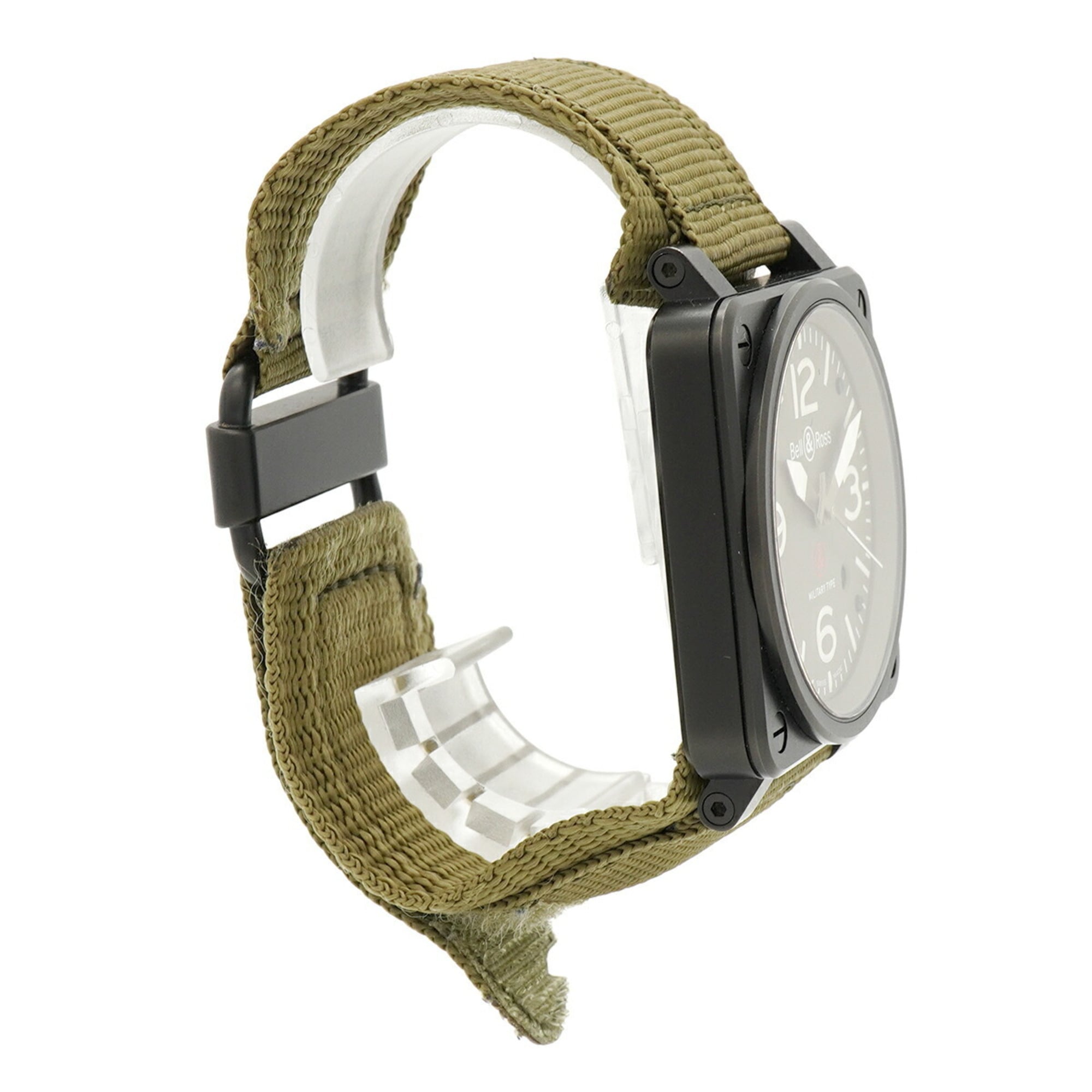 Bell & Ross BR 03-92 Military Type BR0392-MIL-CE Green Dial Men's Watch