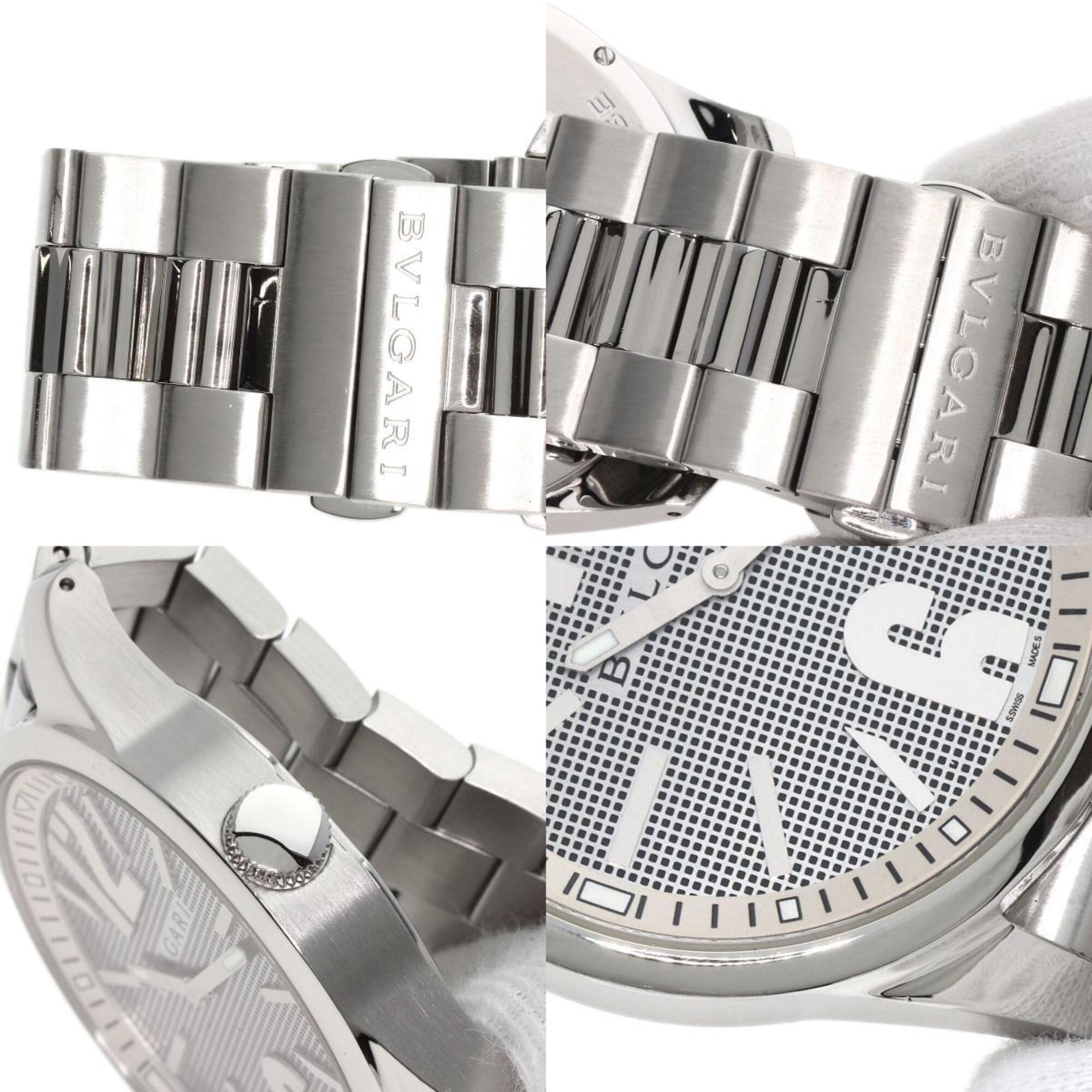 BVLGARI ST42SS Solotempo Watch Stainless Steel SS Men's