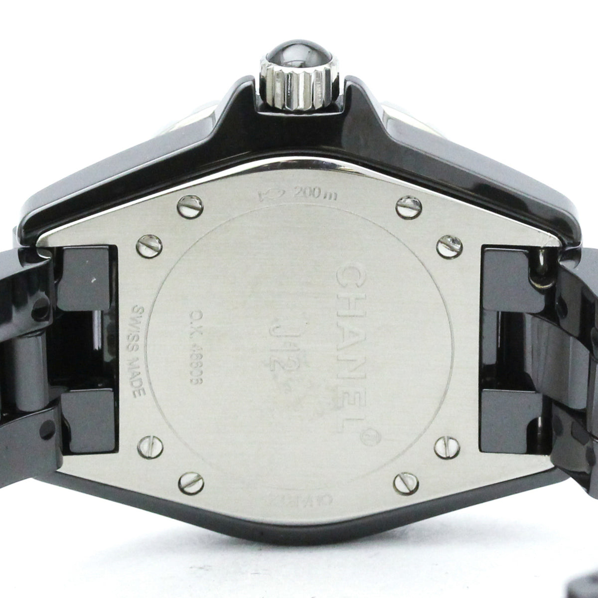 Chanel J12 H1625 Black Dial 33mm Watch