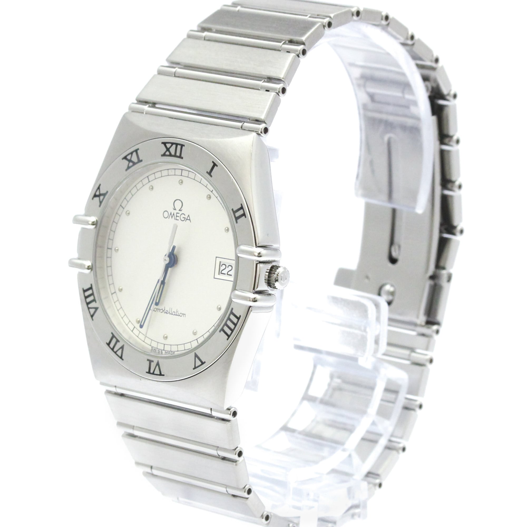 OMEGA Constellation Stainless Steel Quartz Mens Watch 396.1070 Polished
