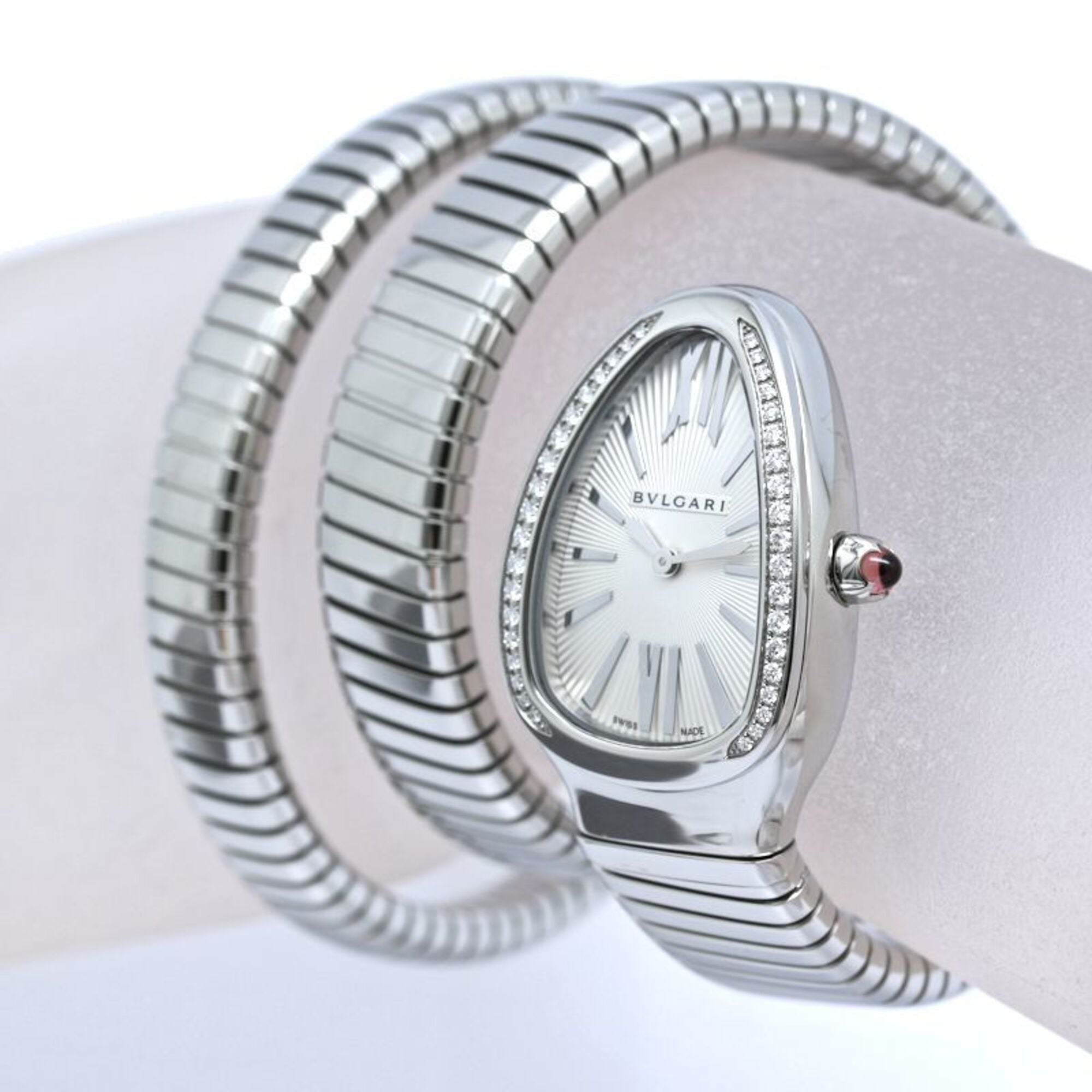 Bulgari Bulgari SP35C6SDS.2T SP35S 101910 Silver Dial 23mm Watch