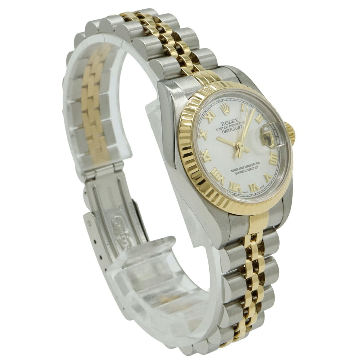 Rolex Datejust White 79173NR White shell Dial 26mm Watch
