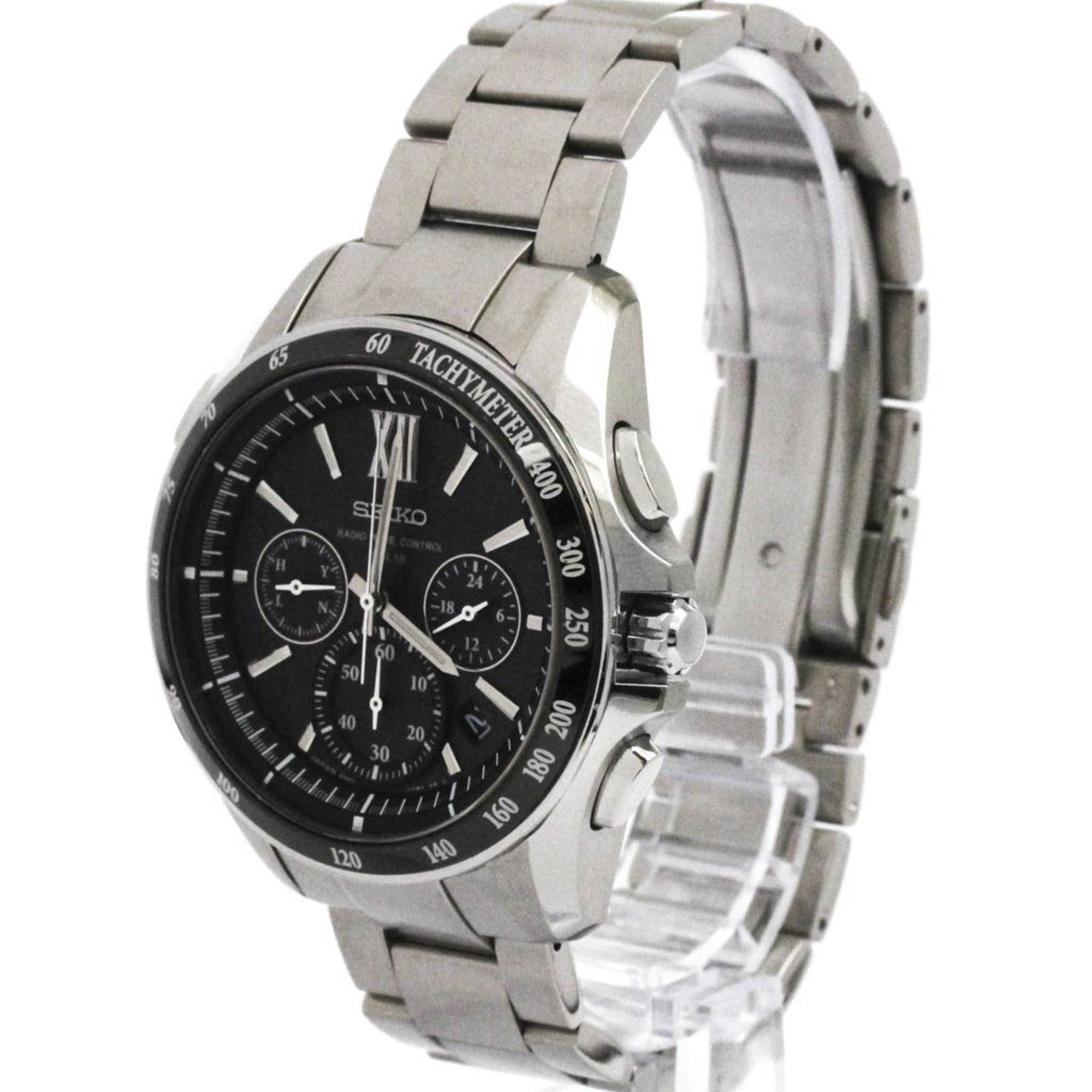 SEIKO Brightz Stainless Steel Solar Watch SAGA153(8B82-0AL0) Polished