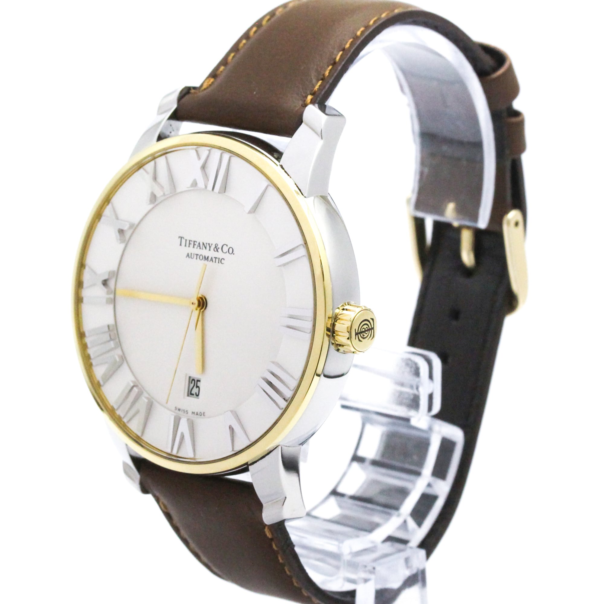 Tiffany Atlas Z1800.68.15A21A00A Silver Dial 42mm Watch