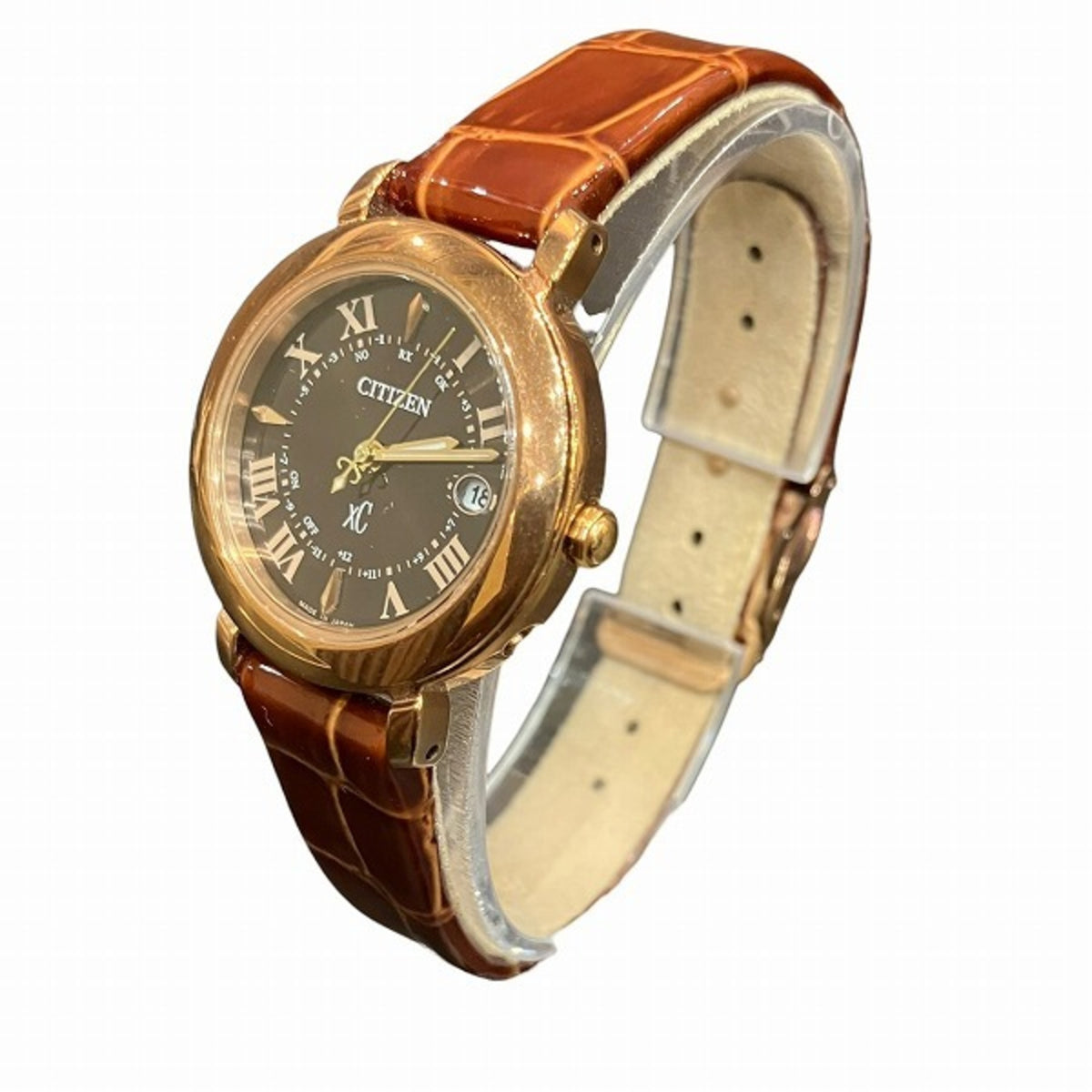 Montre Citizen XC ES9442-04W Brun avec cadran de 27 mm