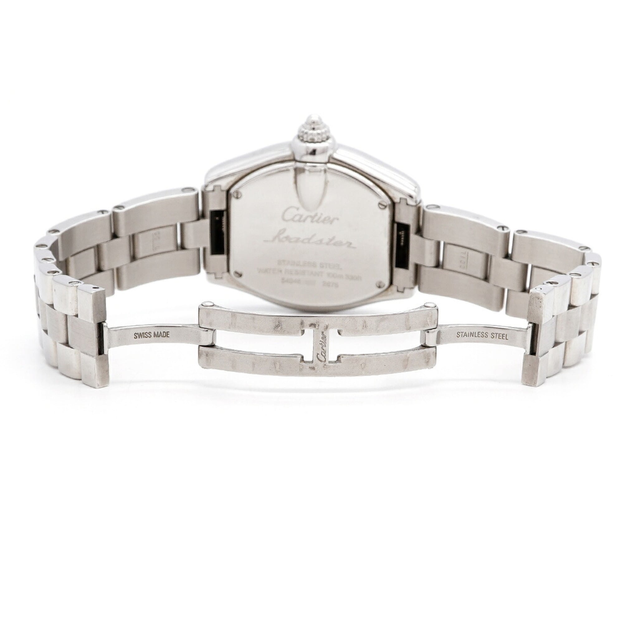 Cartier Roadster SM W62016V3 Silver Dial 31mm Watch