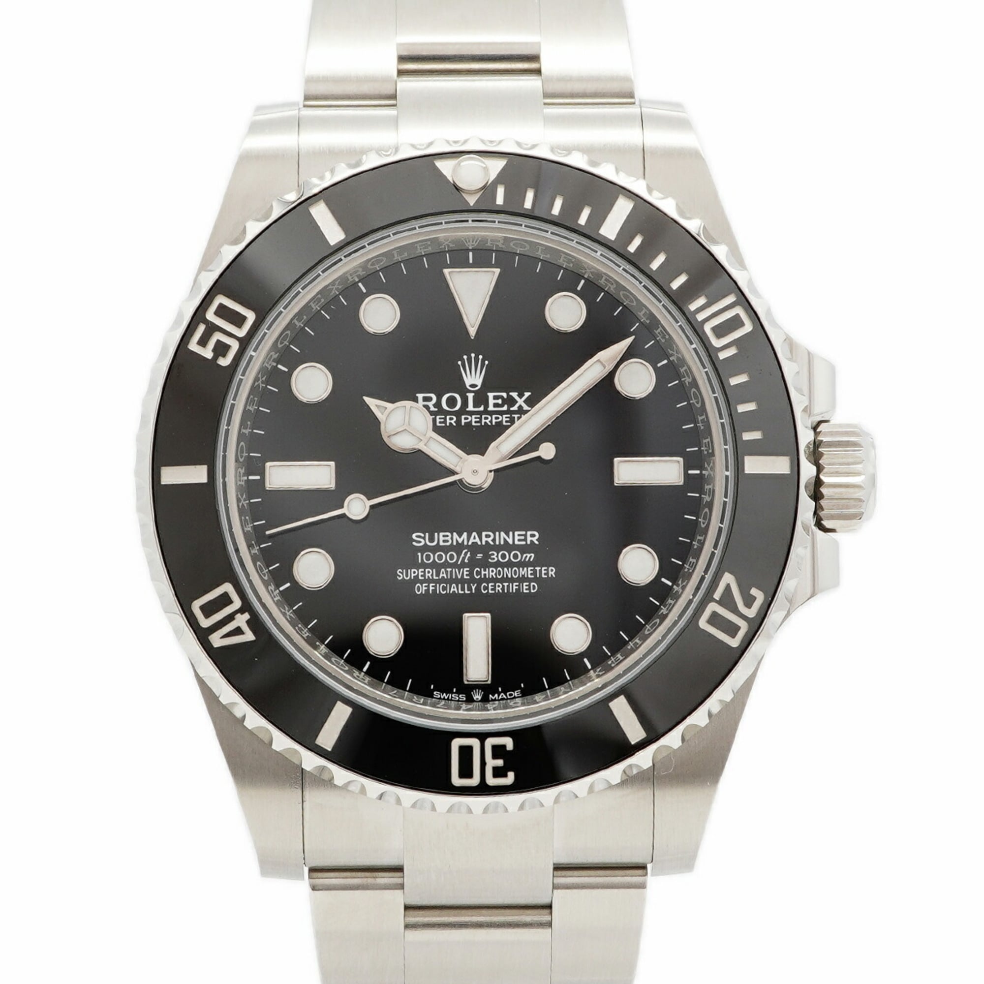 Rolex Submariner No-Date 124060 Black Dial Men's Watch