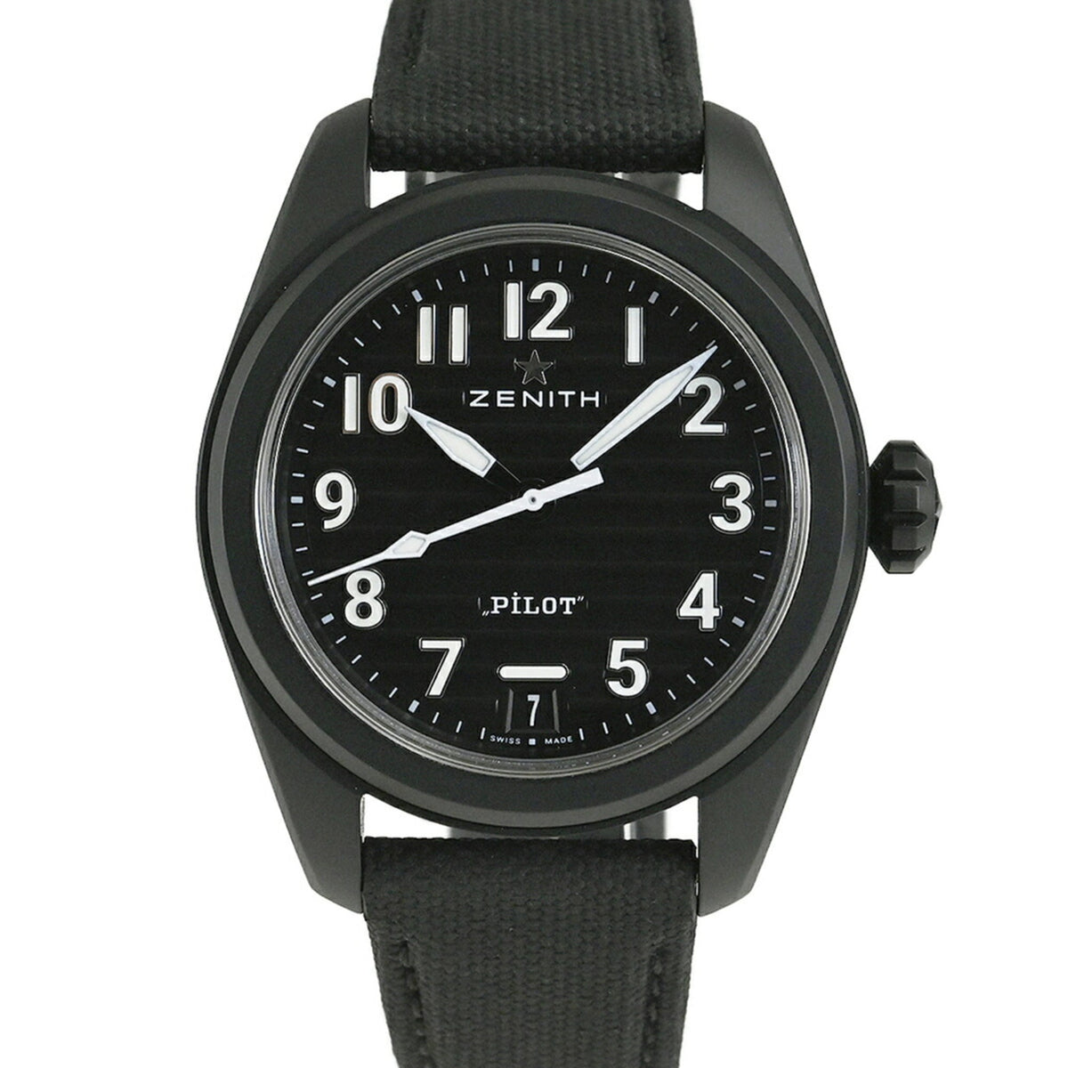 Zenith Pilot 49.4000.3620/21.I001 Schwarz Zifferblatt 40mm Uhr