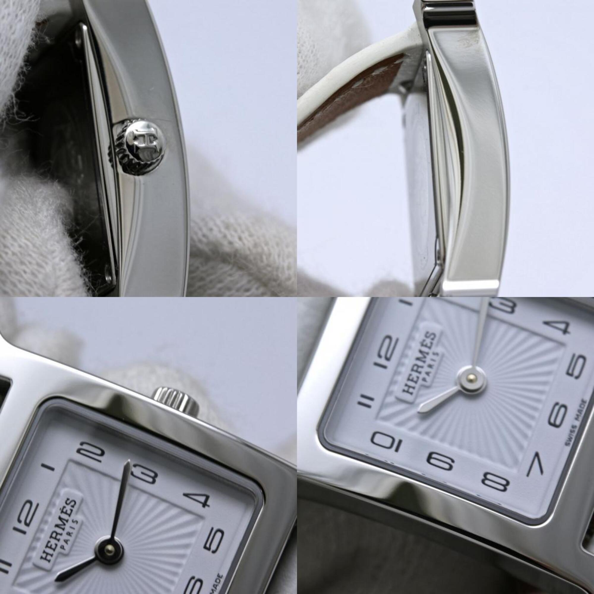 HERMES H-Watch HH1.210.131 UU01 Damenuhr Edelstahl x Epsom 40438