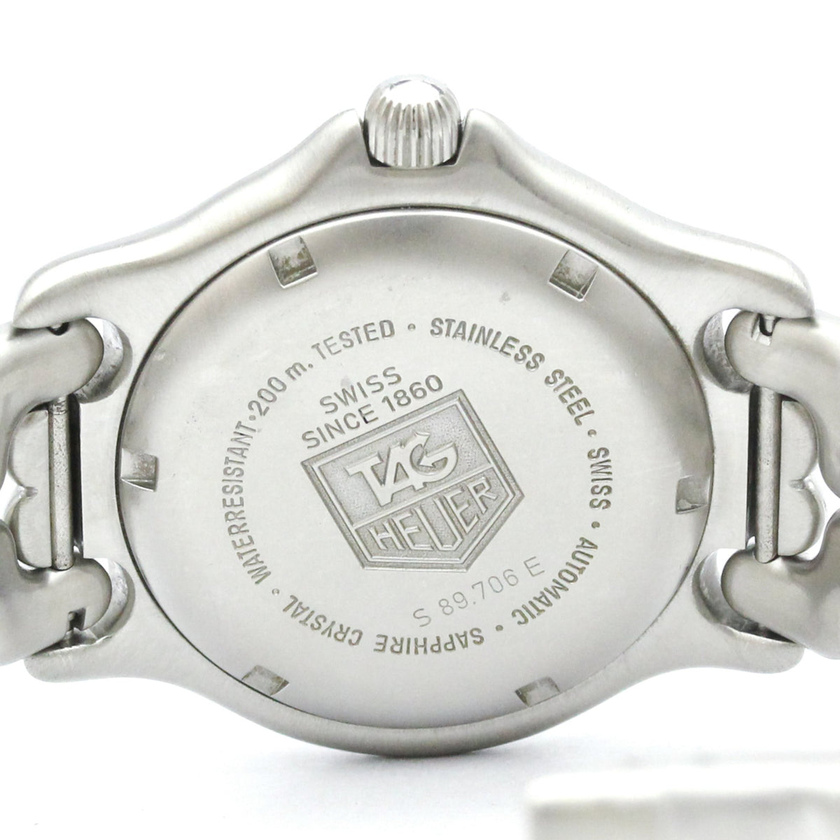 TAG Heuer Sel S89.706 Silber Zifferblatt 38 mm Uhr