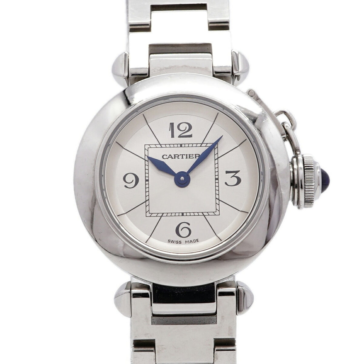 Cartier Miss Pasha W3140007 Silver Dial 26mm Watch