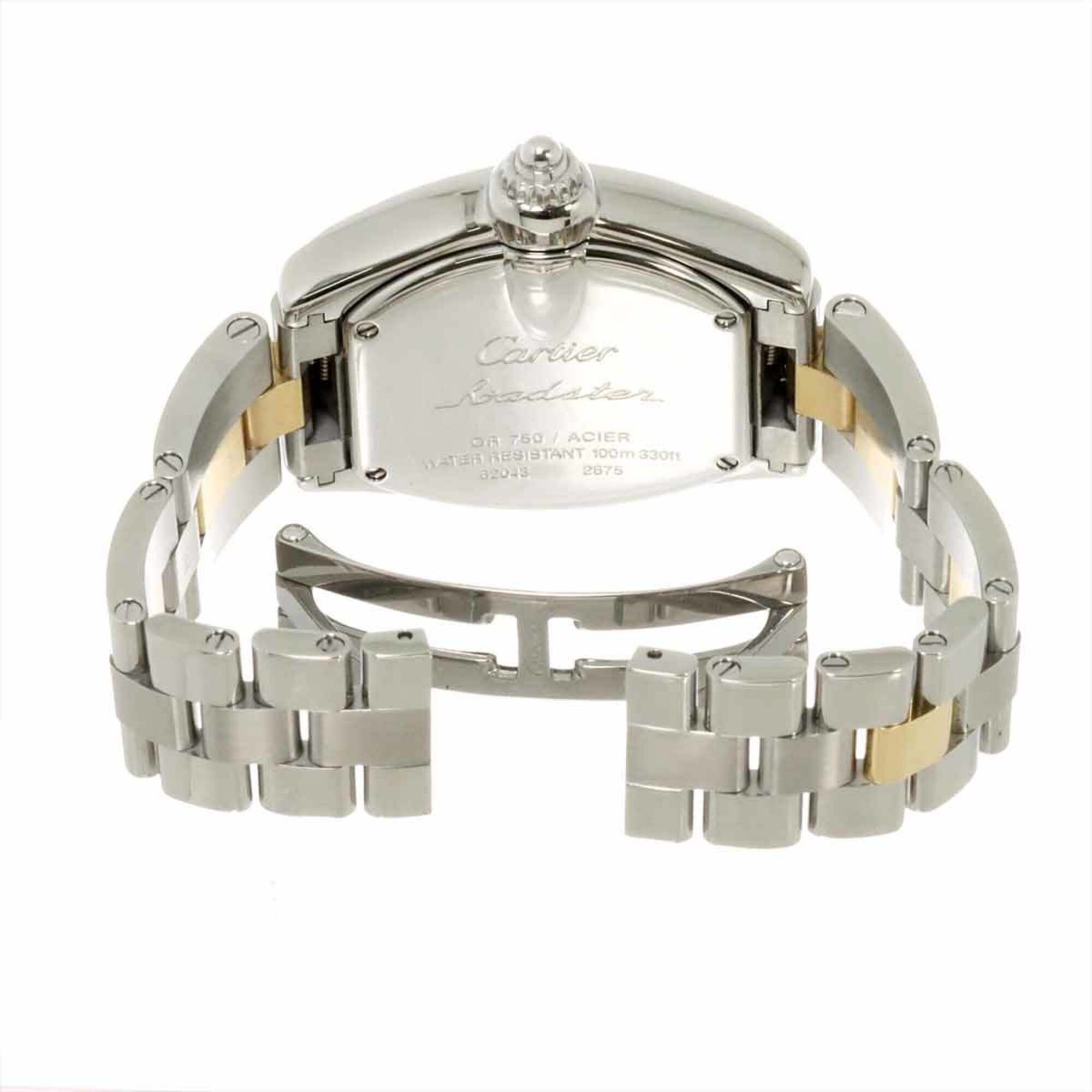 Cartier Roadster SM W62026Y4 Silber Zifferblatt 31 mm Uhr