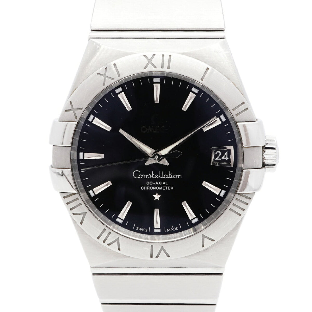 Omega Constellation Co-Axial Date 123.10.38.21.01.001 Black Dial 37mm Watch