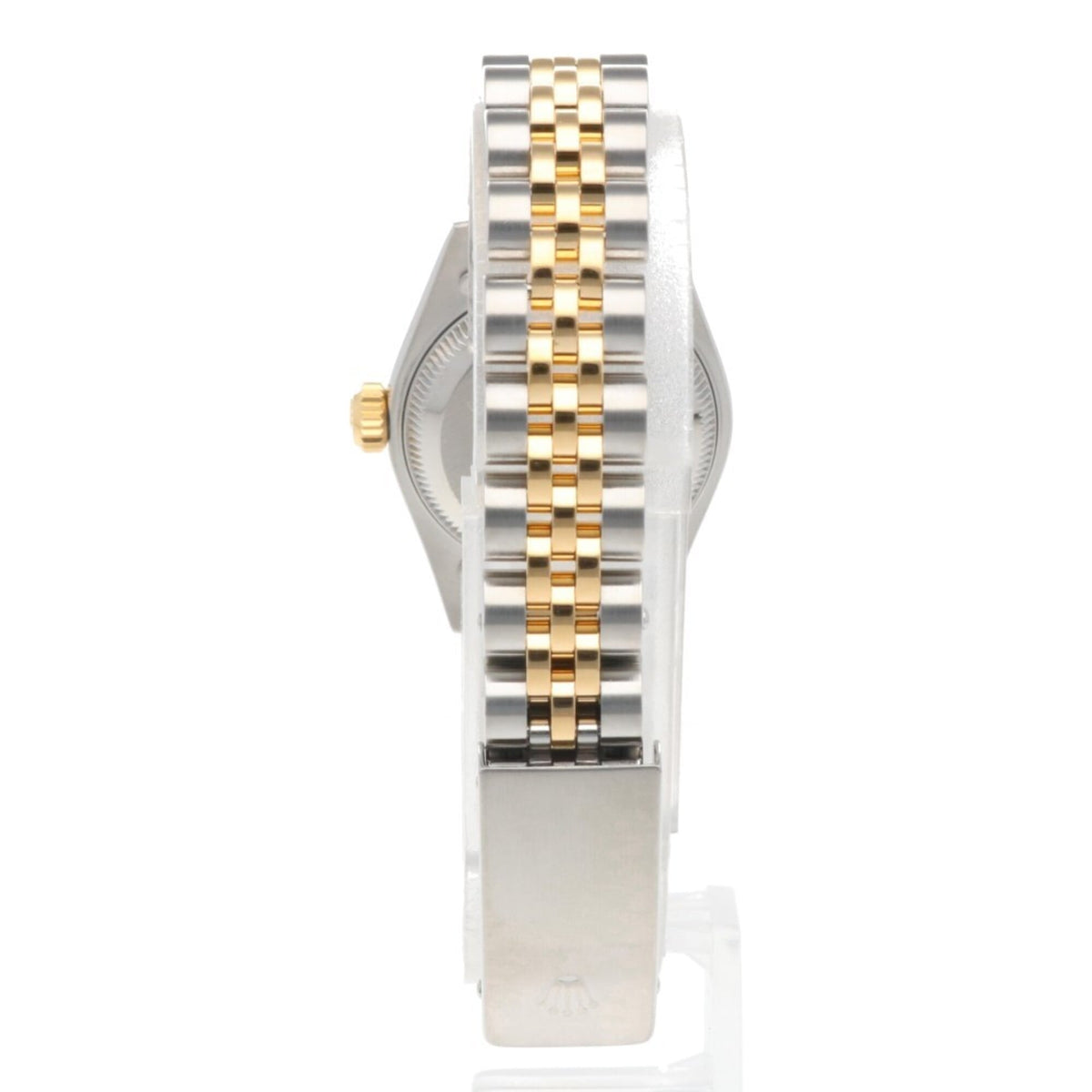 Rolex Datejust Oyster Perpetual 69173G met zwarte wijzerplaat, 26 mm