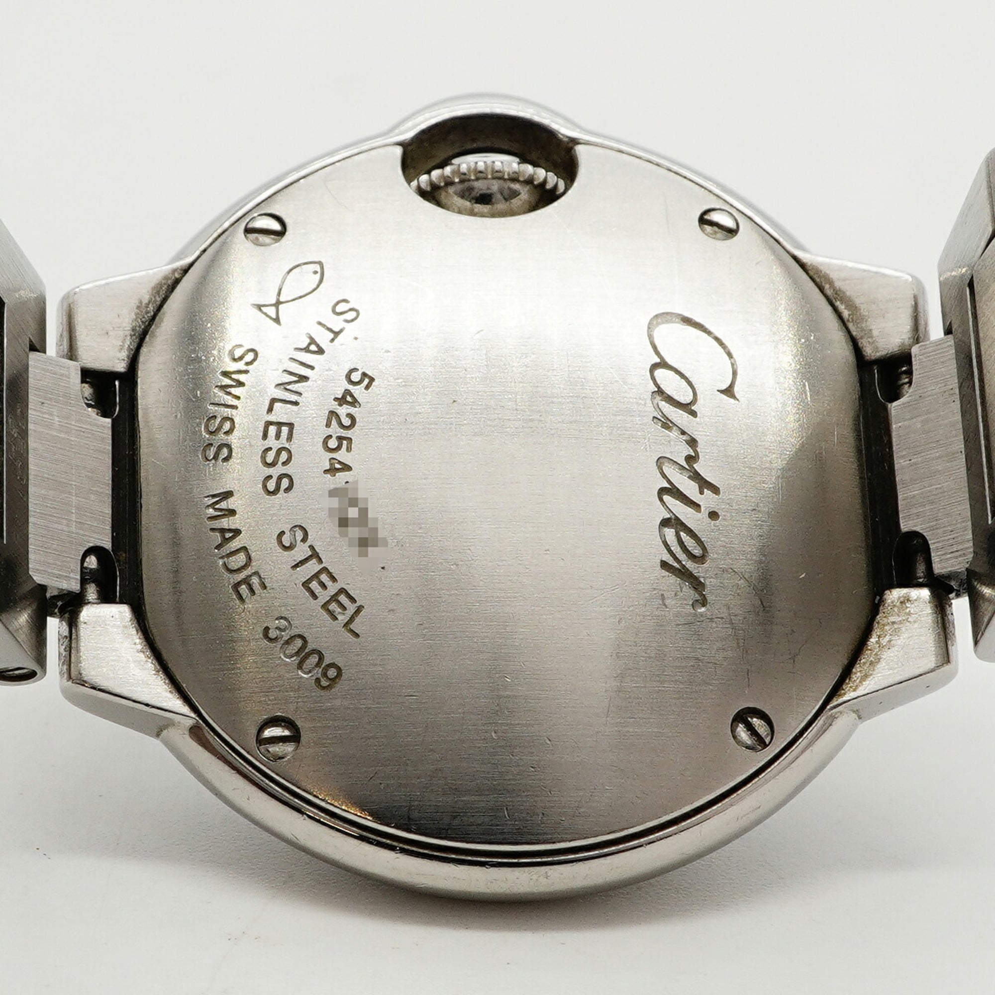 Cartier Ballon Bleu SM W69010Z4 Silver Dial Wo