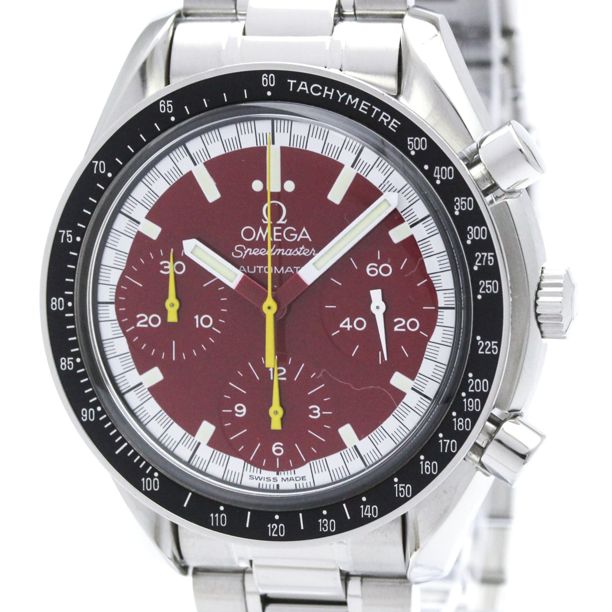 Omega Speedmaster 3510.61 Red Dial 39mm Watch