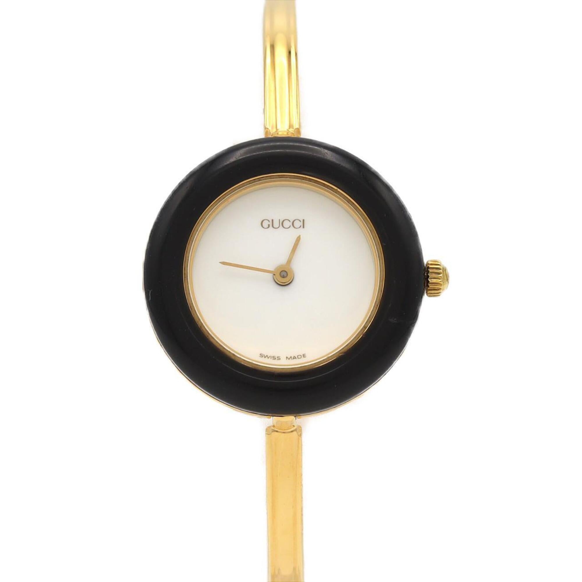 Gucci Change Ring GP Medium Size 11 12.2 Quartz Watch