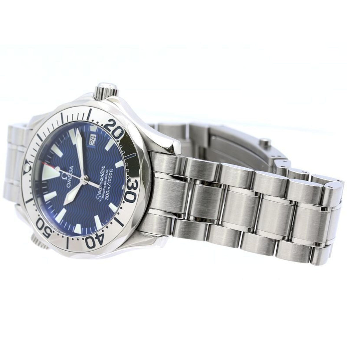 Omega Seamaster 300 m 2263.80.00 Blaues Zifferblatt 36 mm Uhr