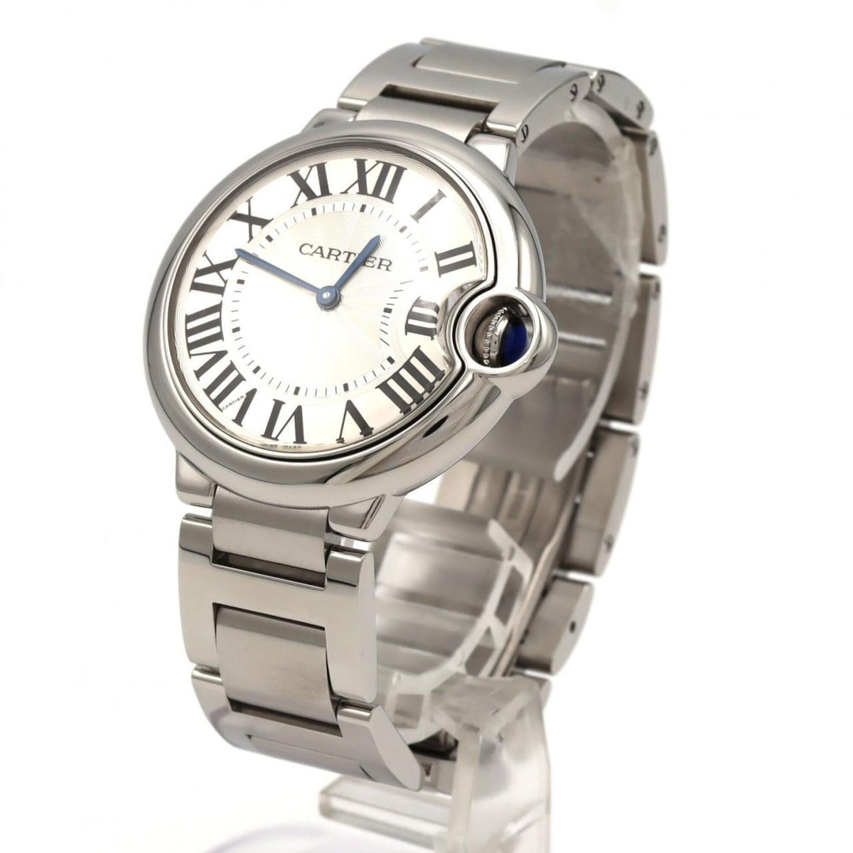 Cartier Ballon Bleu MM W69011Z4 Silver Dial 36mm Watch