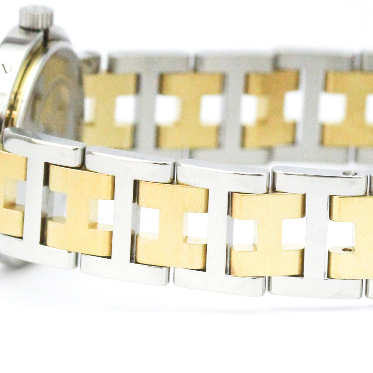 Hermes Clipper CL6.720 horloge met ivoorkleurige wijzerplaat, 24 mm
