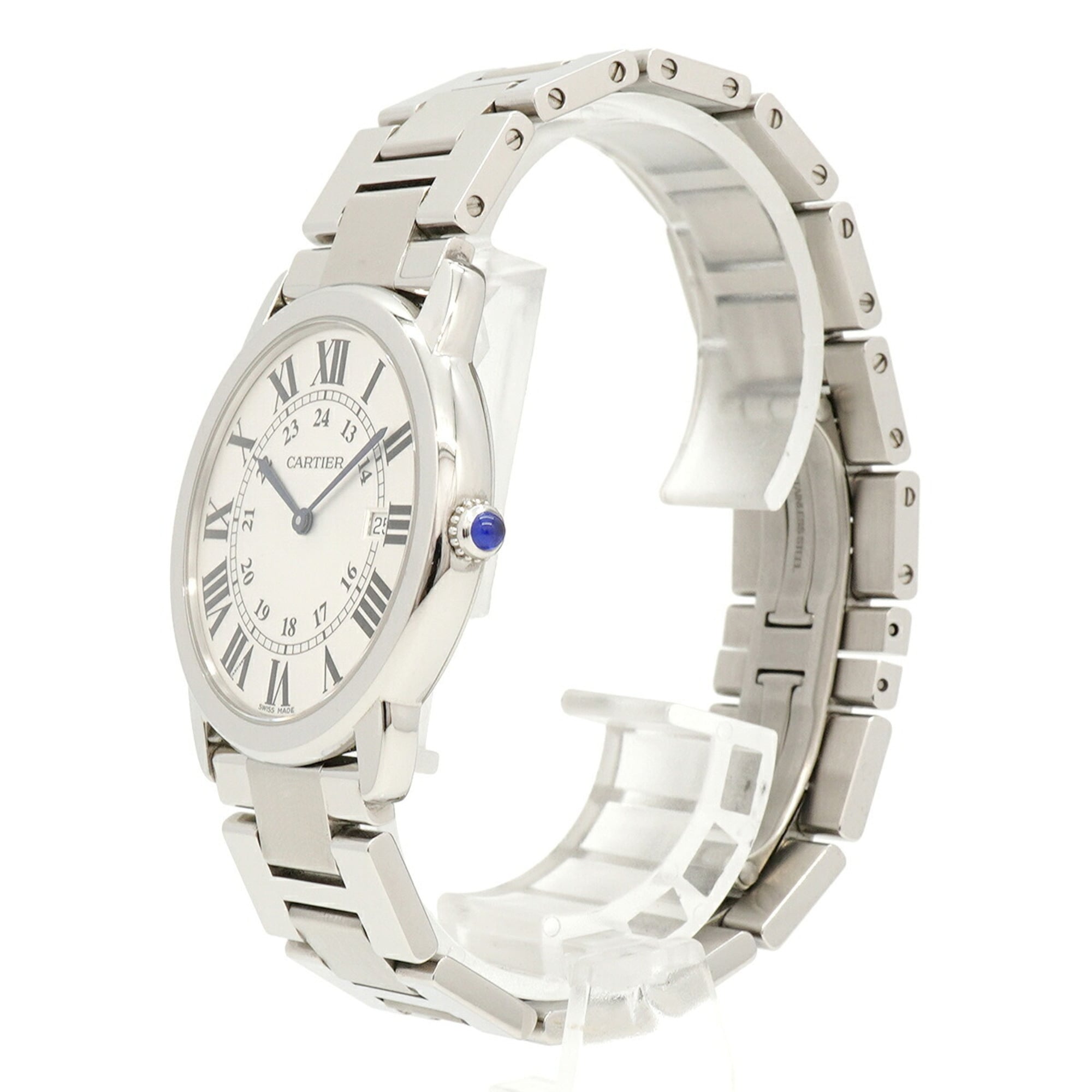 Cartier Ronde Solo LM W6701005 Silver Dial
