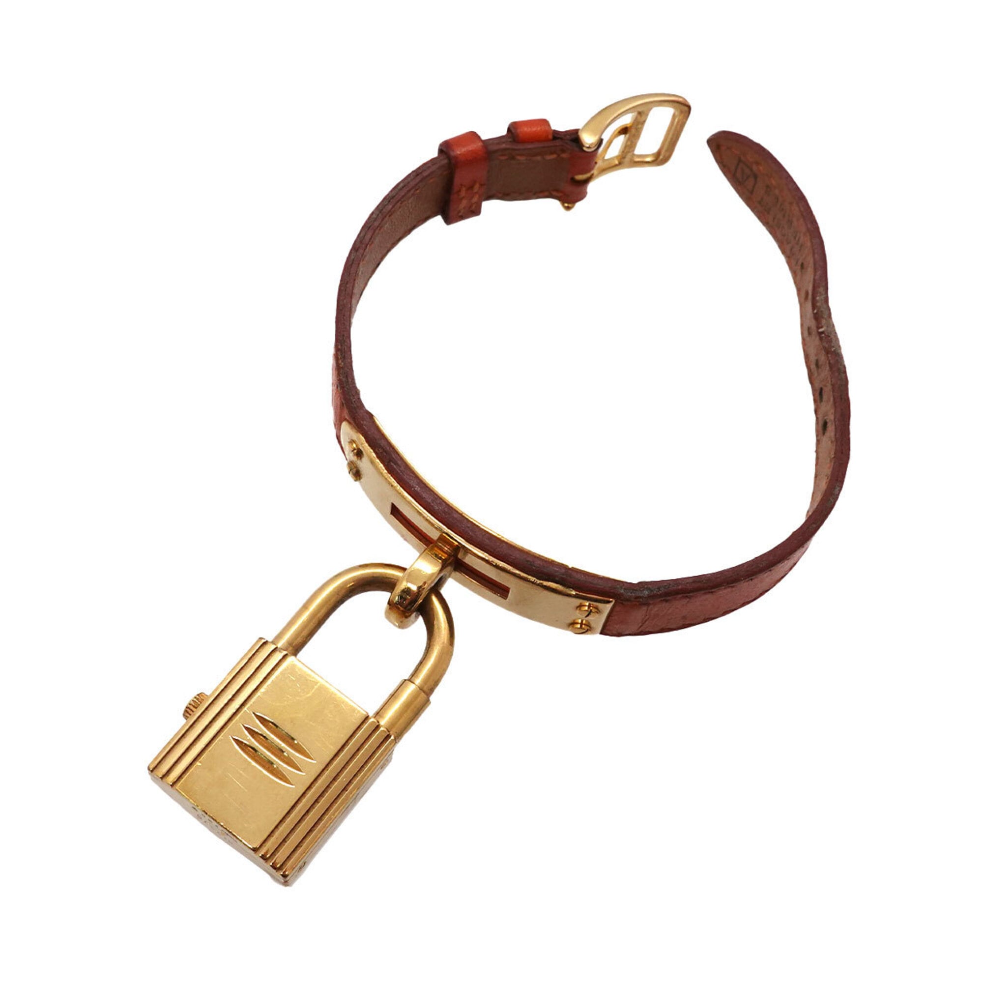 Hermes Kelly GZl1jly5 Orange Dial 20mm Watch