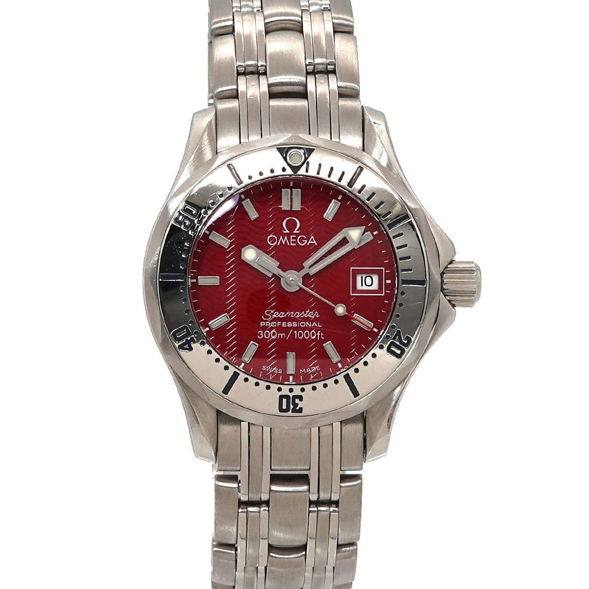 Omega Seamaster 300 Professional 2582 61 Red color Dial 28mm Watch