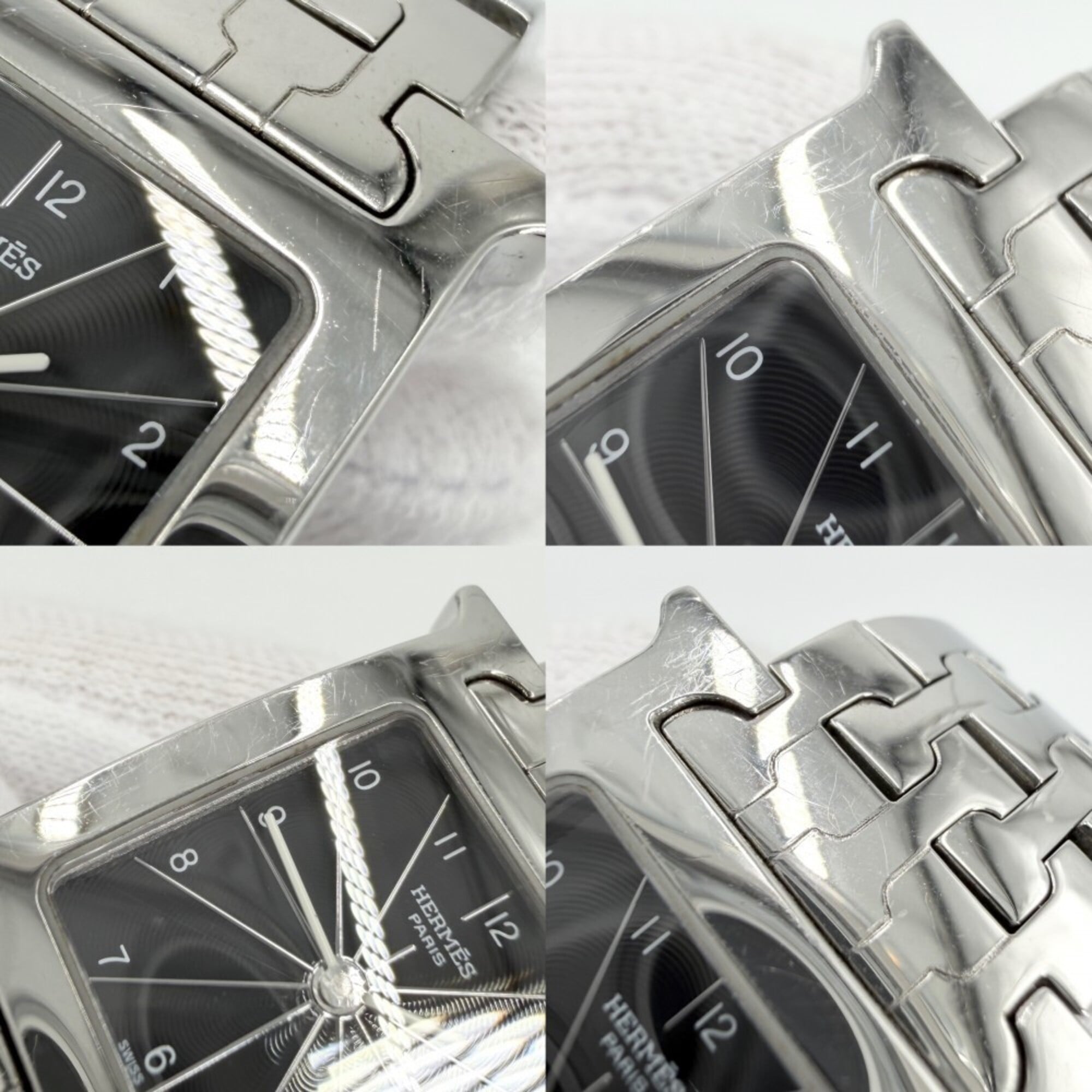 Hermes H-Wo HH1.210 Black Dial 24mm Watch