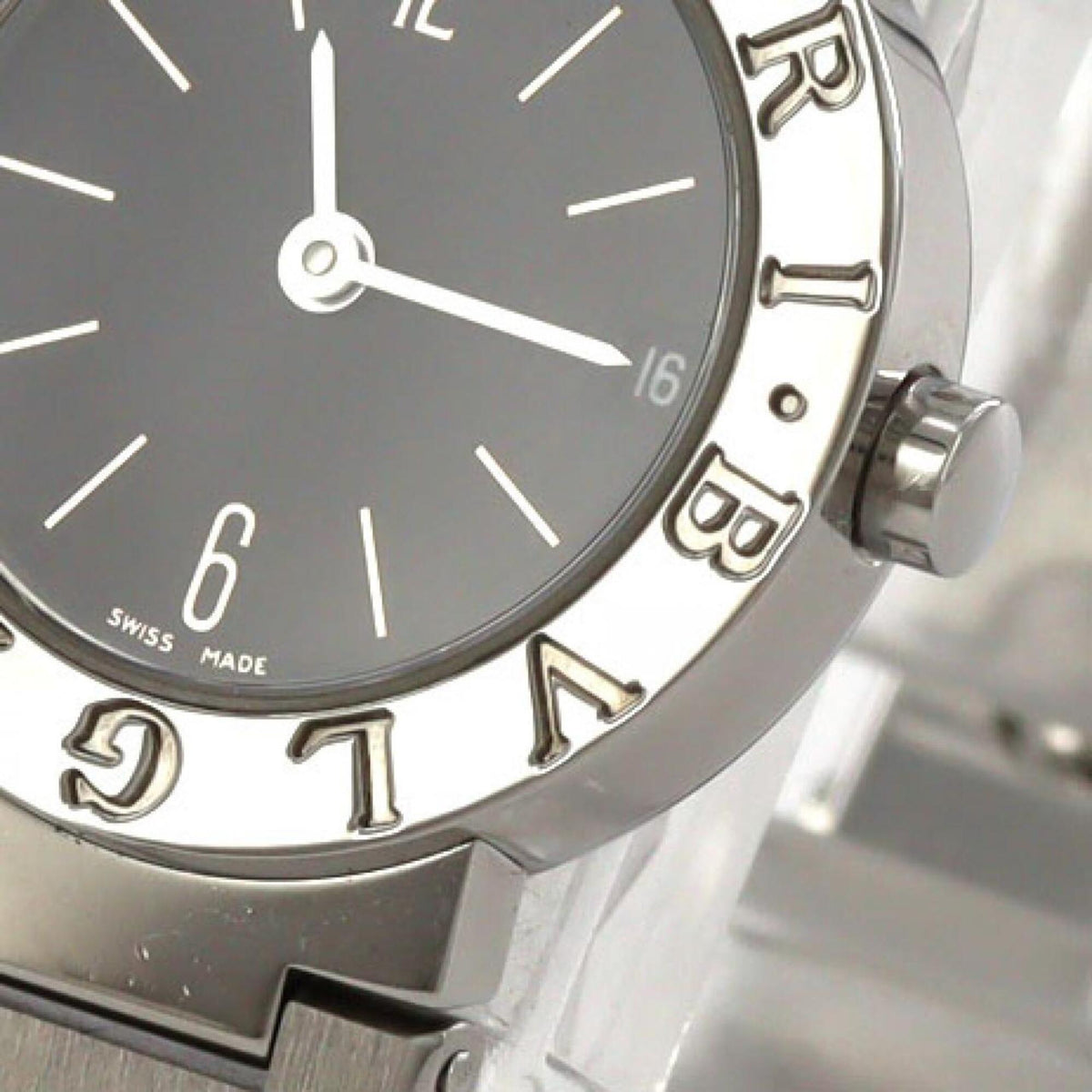 Bvlgari Bulgari BB23SS/BB23SSD Black Dial 23mm Watch