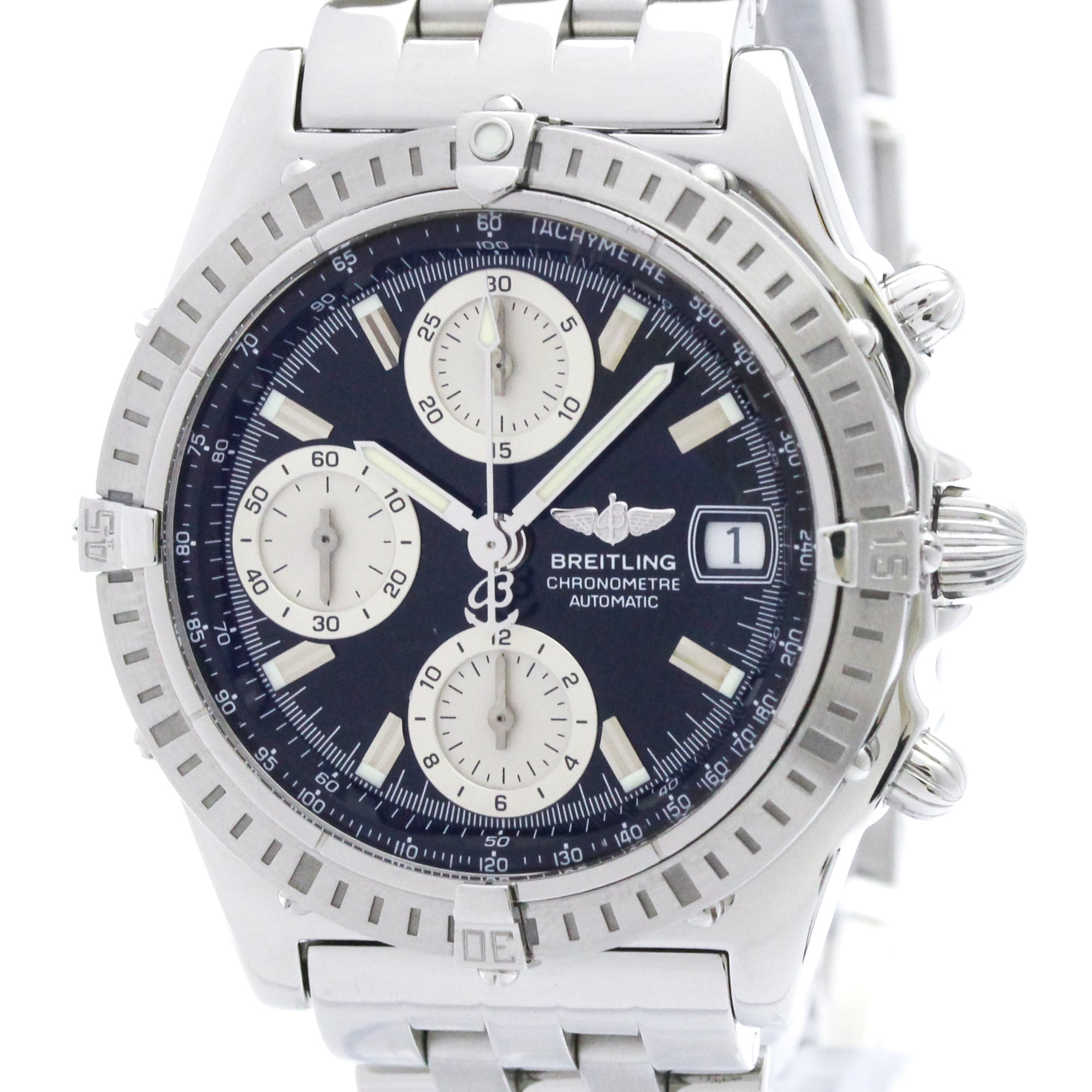Breitling Chronomat A13352 Black Dial 40mm Watch