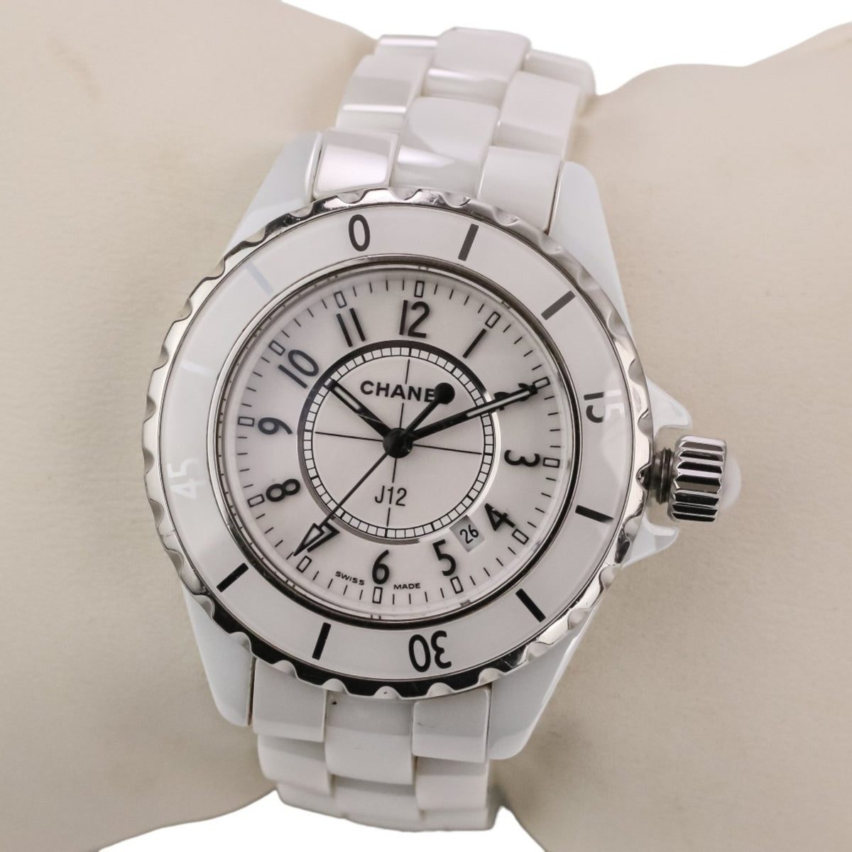 Montre Chanel J12 GZl1l9u0 Blanc Cadran 34 mm