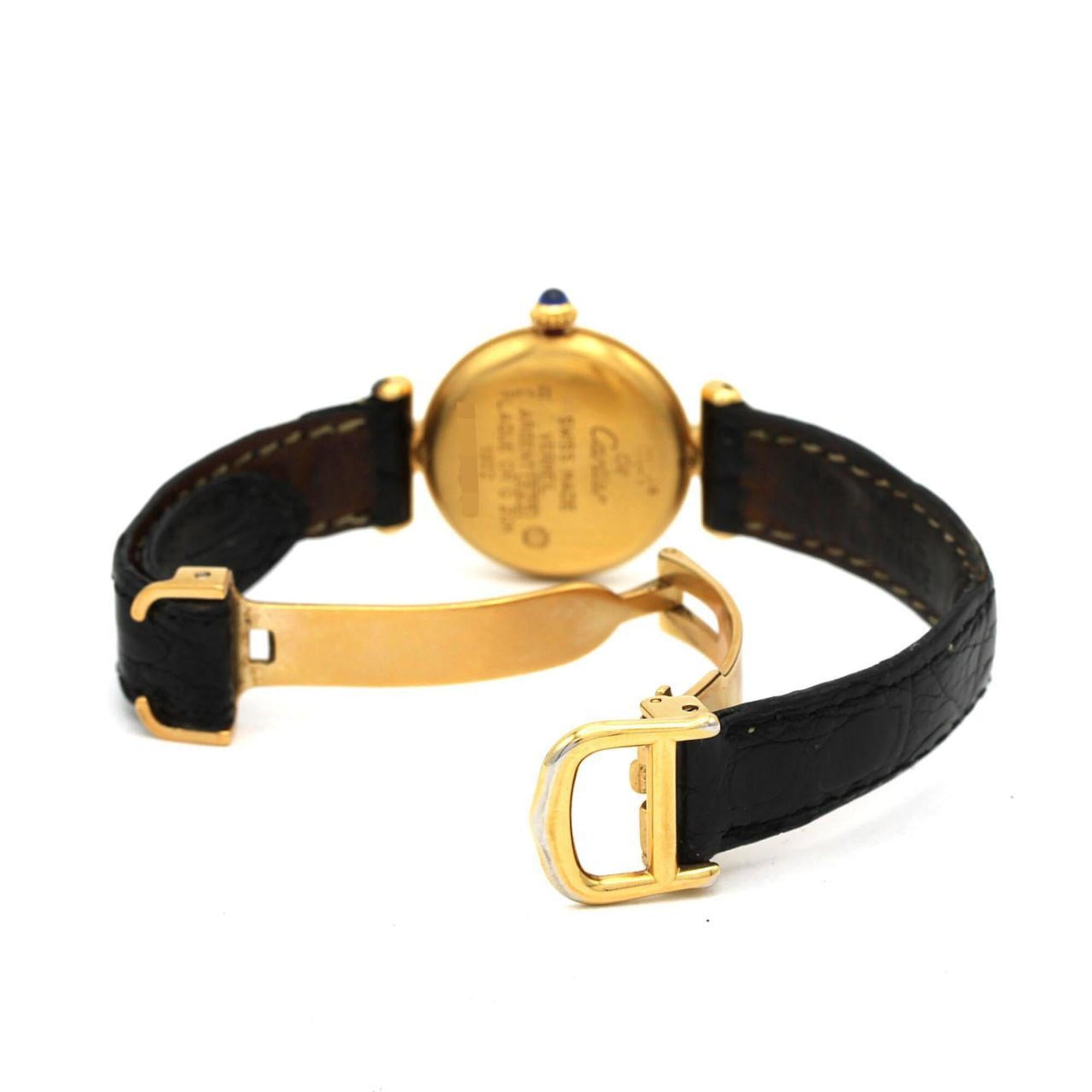 Cartier Must W1006654 Gold Dial 24mm Watch