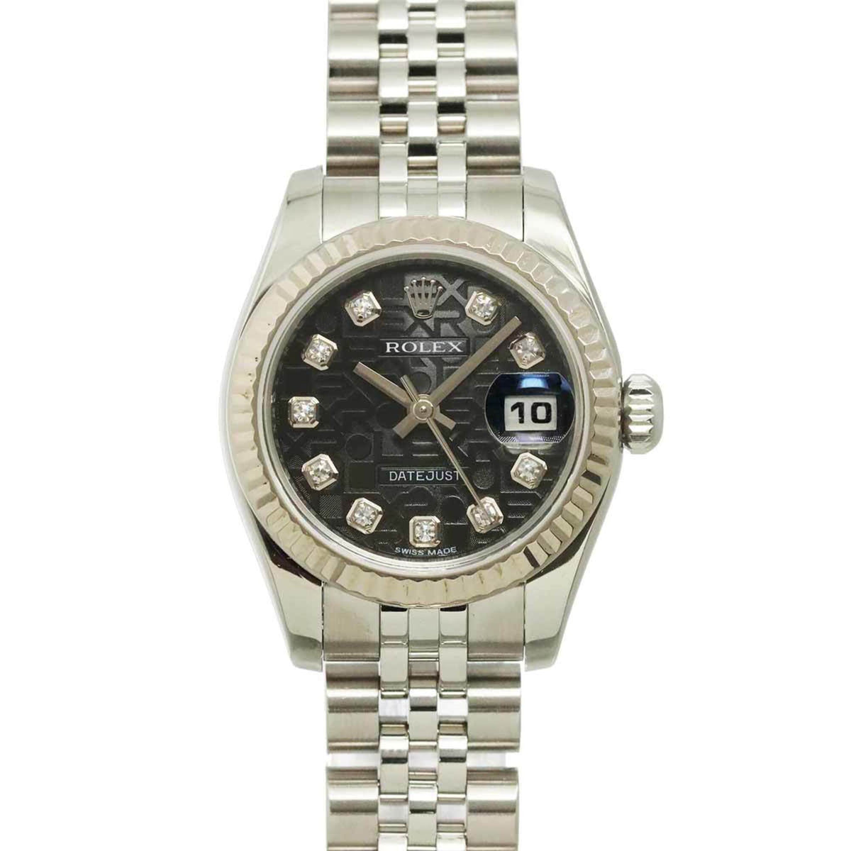 Rolex Datejust 179174G Black Dial 26mm Watch