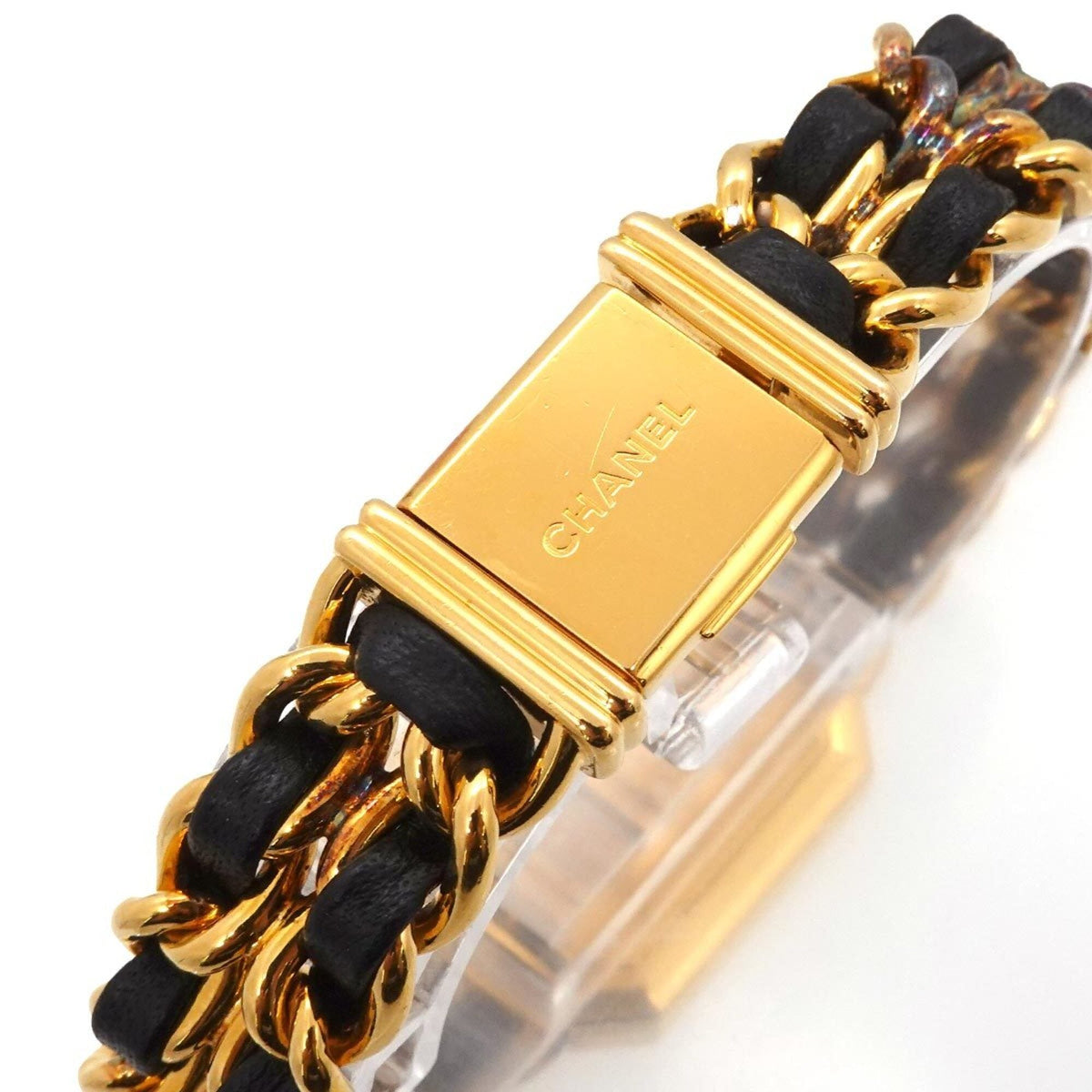 Chanel Première, großes Modell H0001 Schwarz Zifferblatt 20 mm Uhr